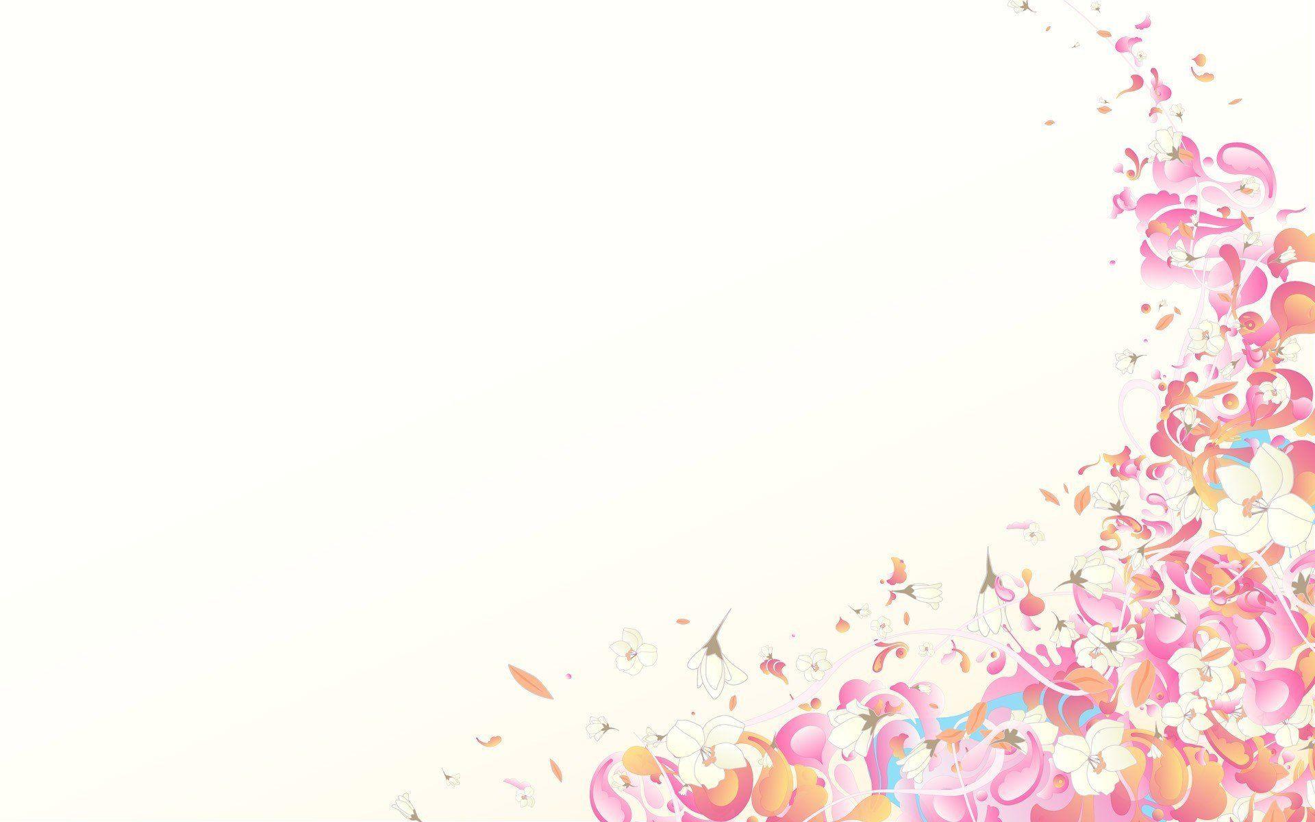 1920x1200 Spring Flowers Pastel Color Wallpaper