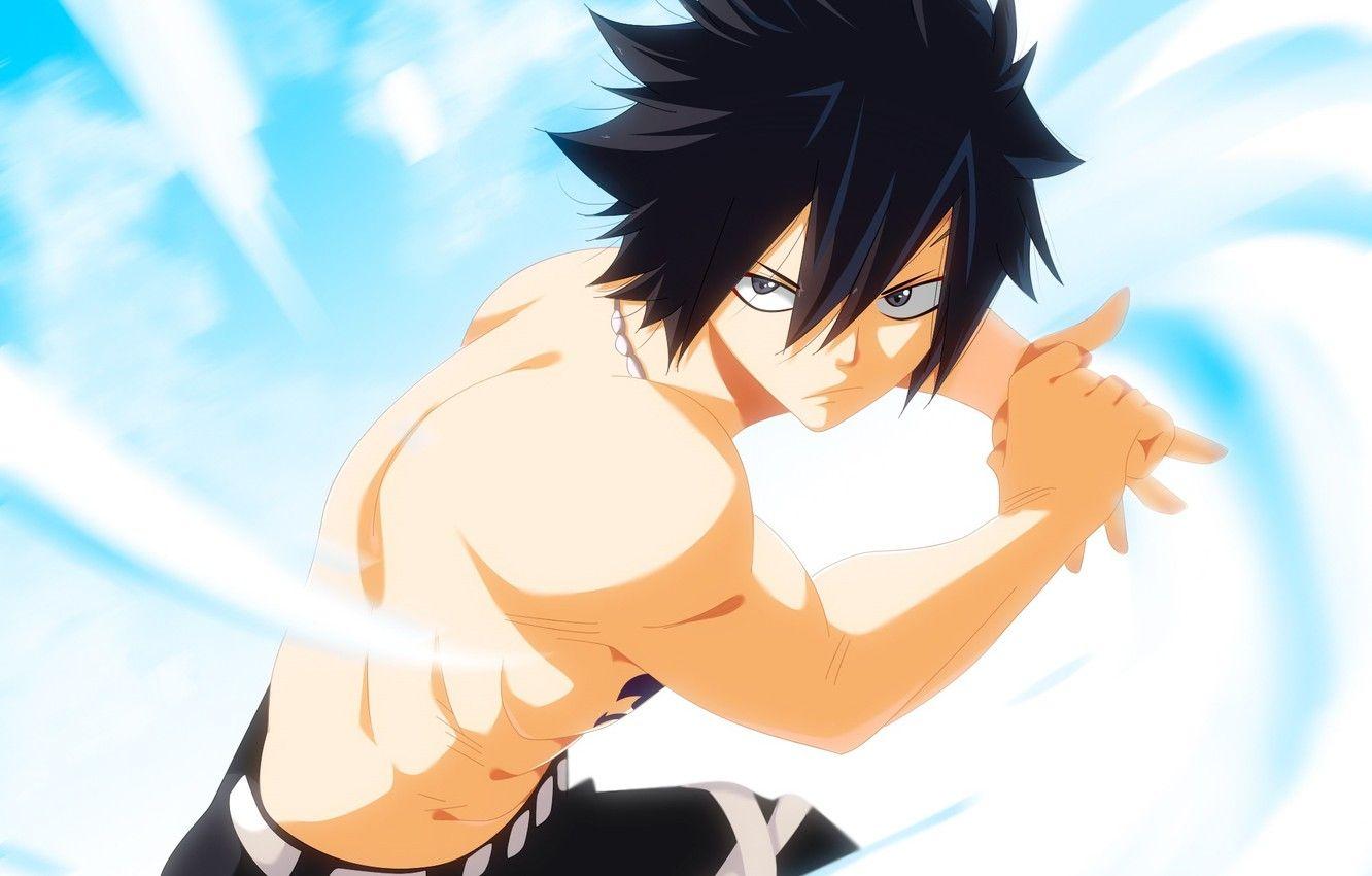 1332x850 Wallpaper anime, art, Fairy Tail, Fairy tail, Grey image for desktop, section сёнэн