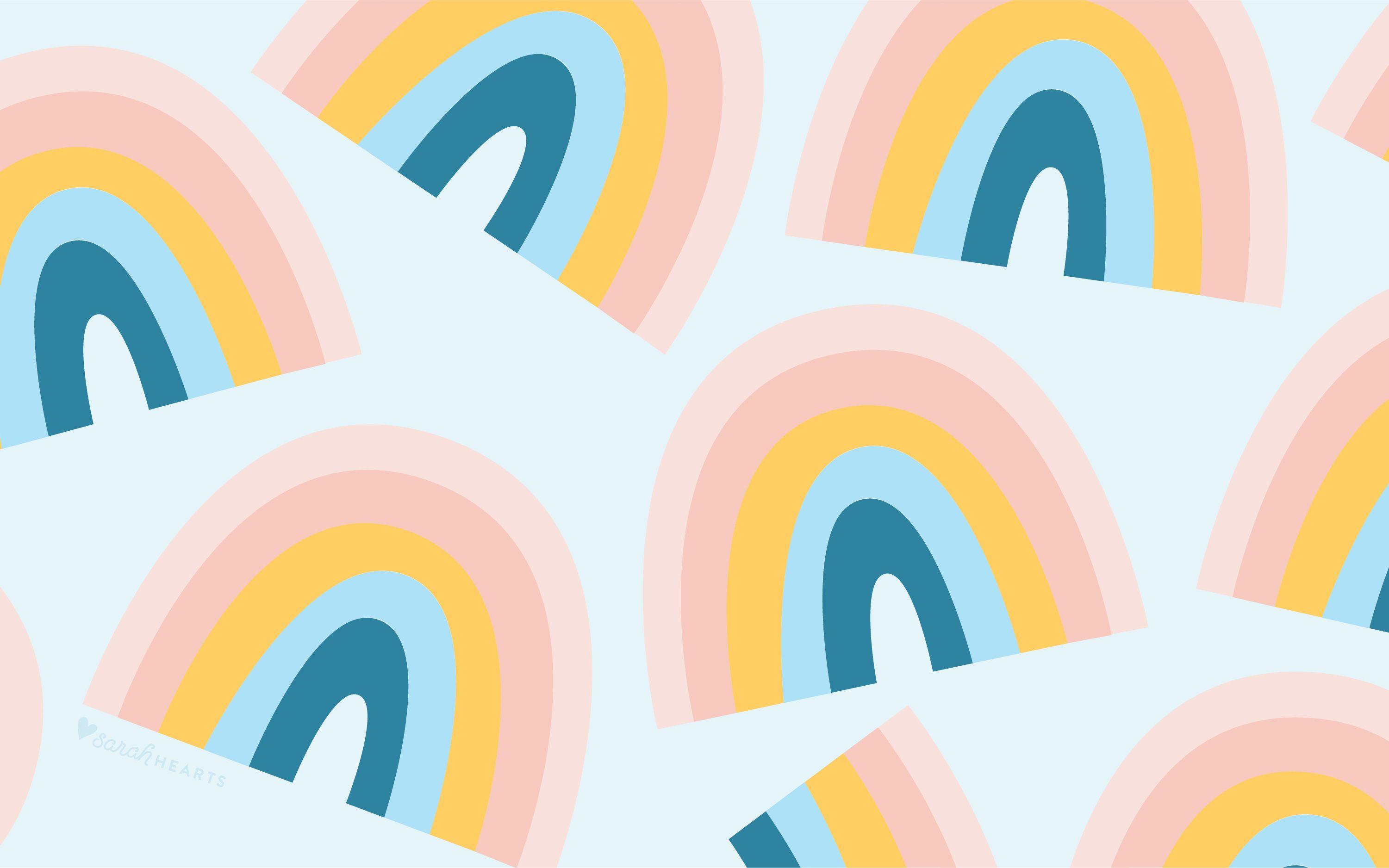 3001x1876 March 2019 Rainbow Calendar Wallpaper