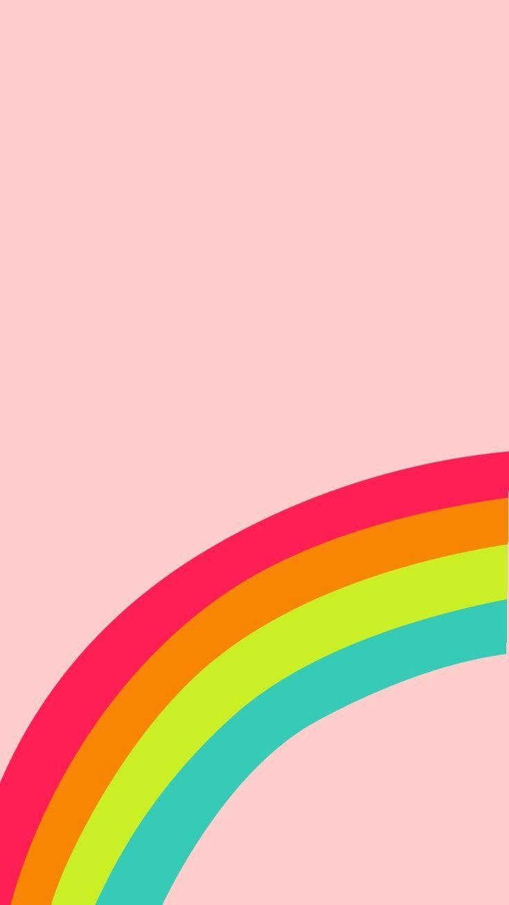 736x1309 iPhone Cute Rainbow Wallpaper