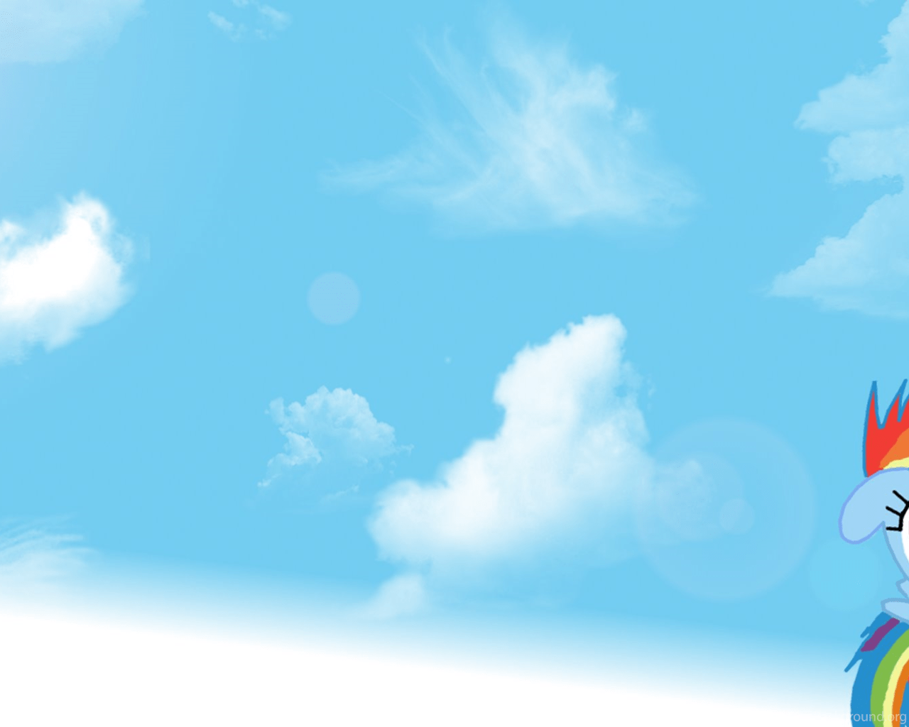 1280x1024 Cute Rainbow Wallpaper Desktop Background
