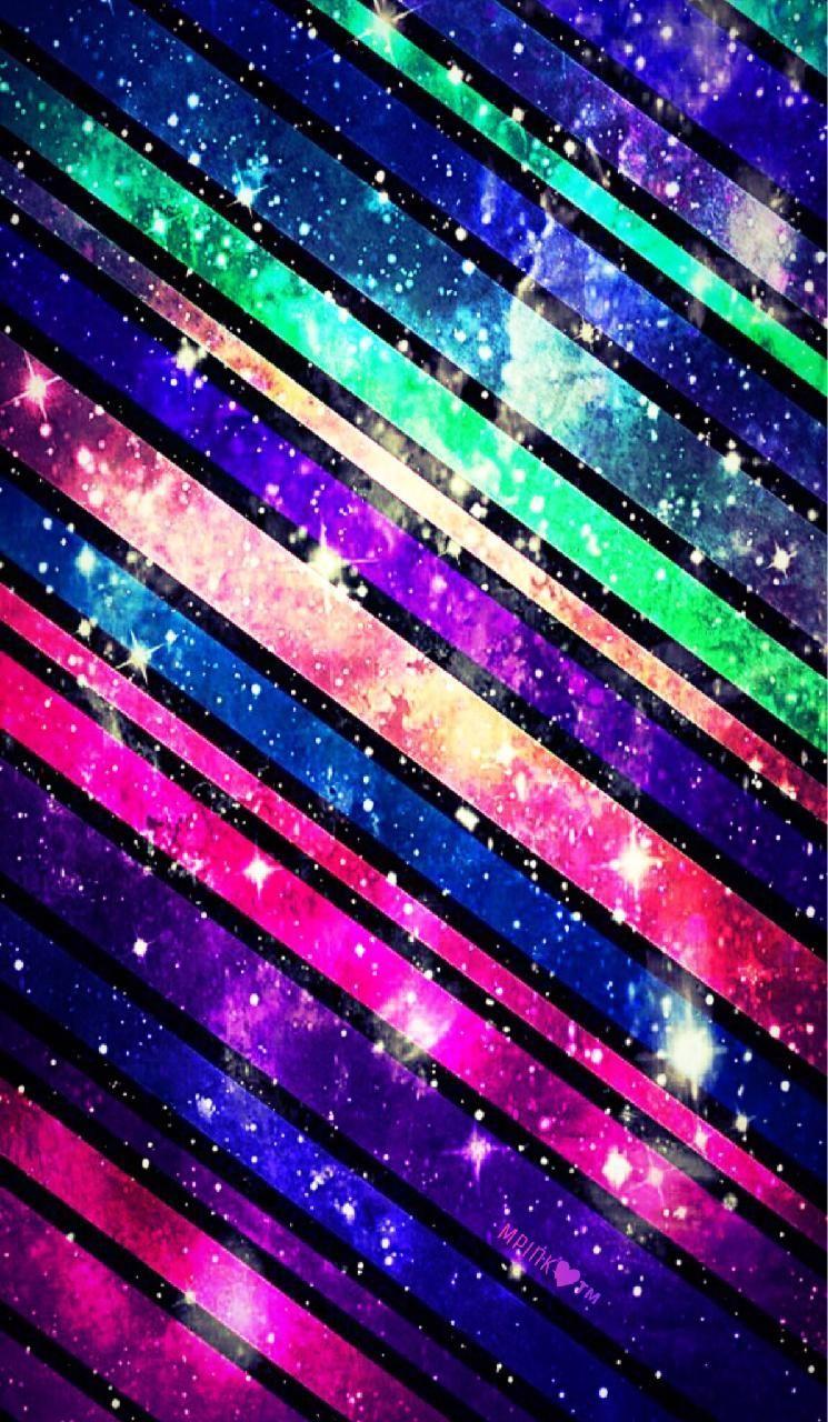 745x1280 Rainbow Stripes Galaxy Wallpaper #androidwallpaper #iphonewallpaper # wallpaper #galaxy #sparkle #glitter #. Rainbow wallpaper, Galaxy wallpaper, Glitter wallpaper