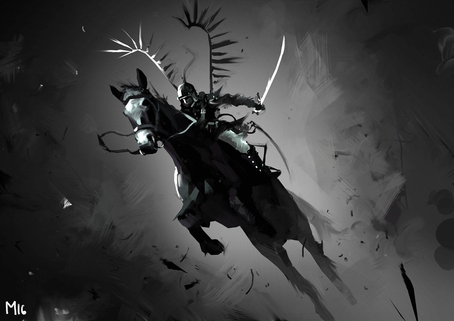 1920x1358 Fantasy Warrior Horse Sword Wallpaper. Warriors wallpaper, Fantasy art, Wallpaper background