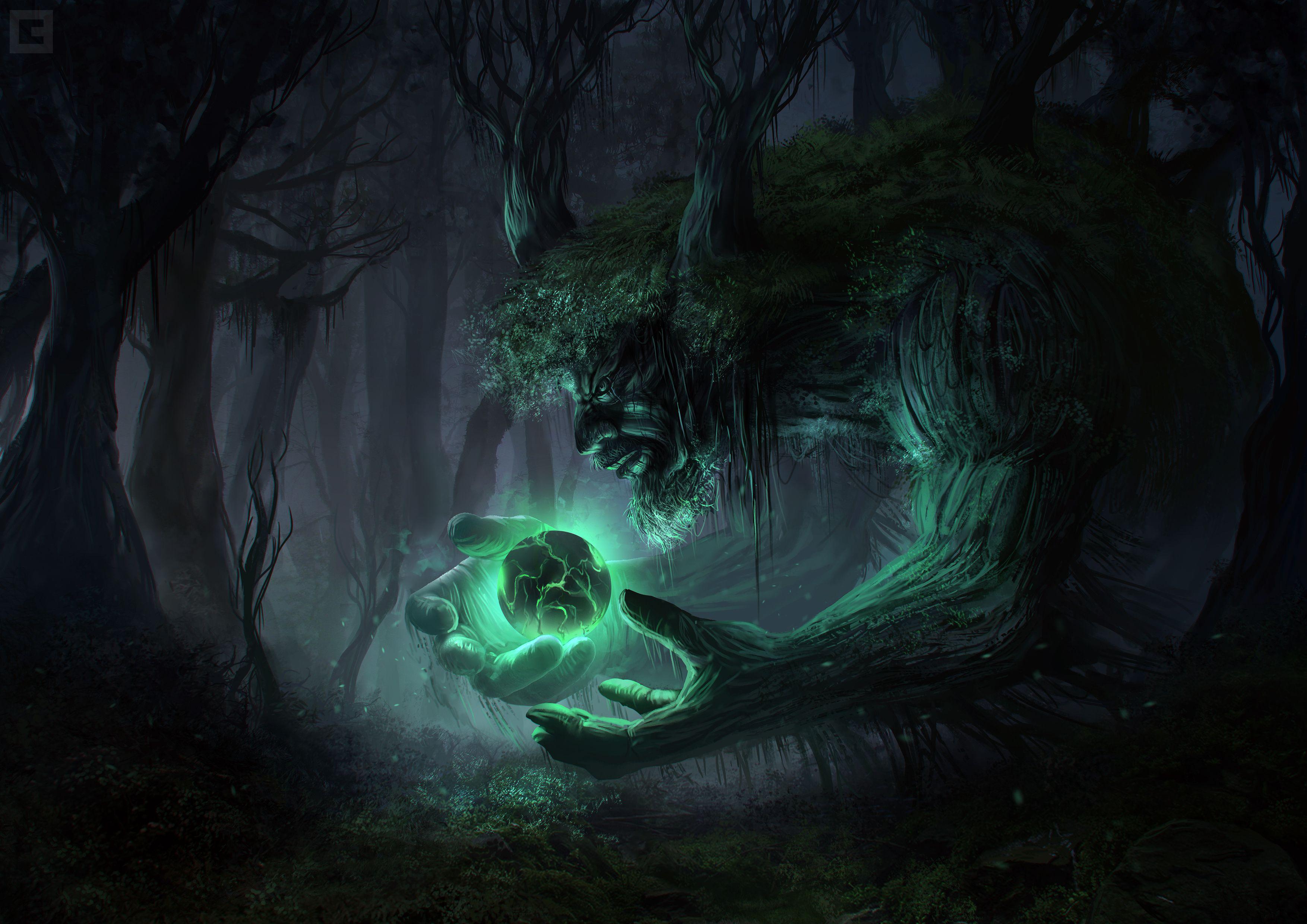 3508x2480 Treefolk Wallpaper. Treefolk Wallpaper