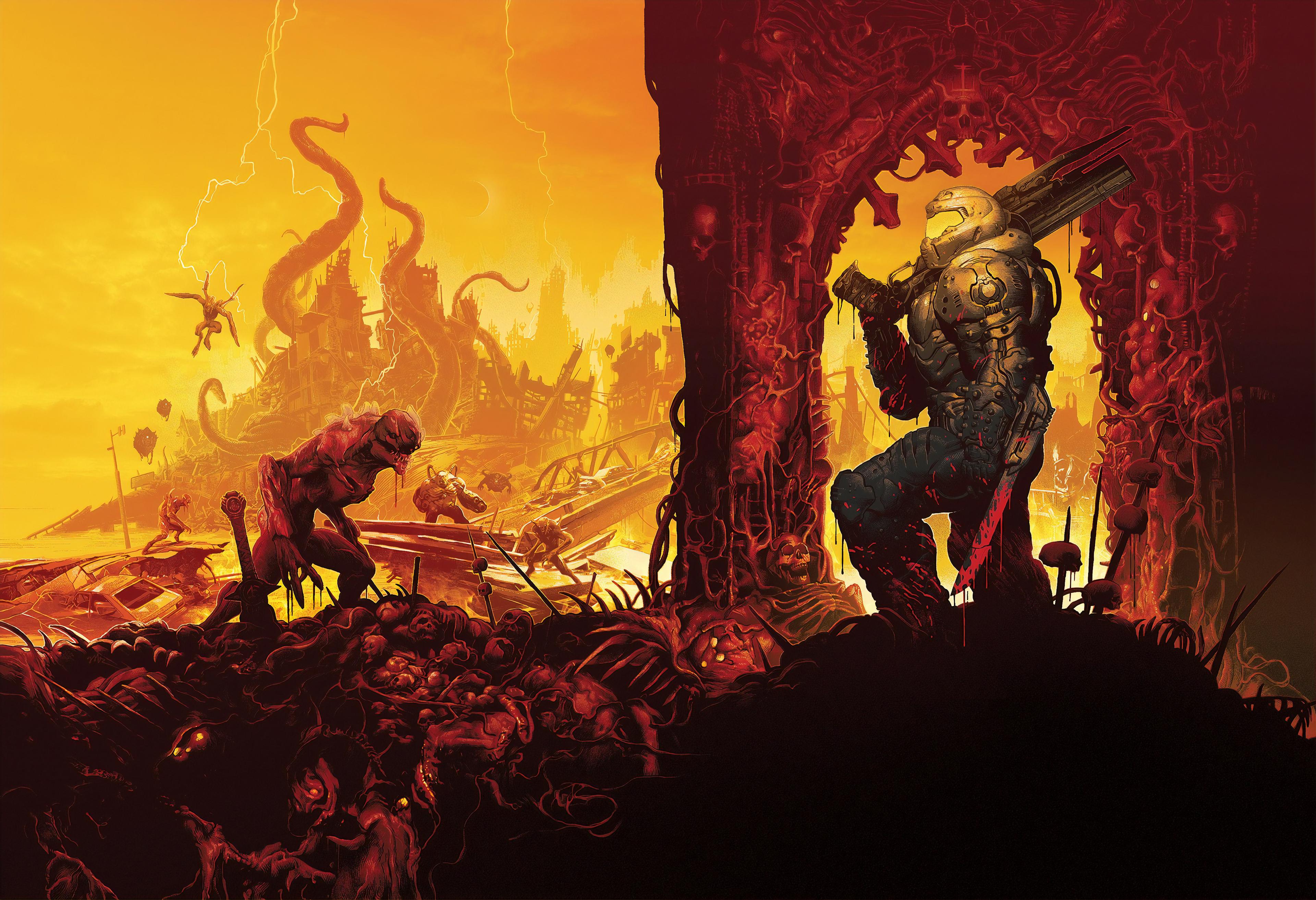 3840x2626 DOOM Eternal HD Wallpaper