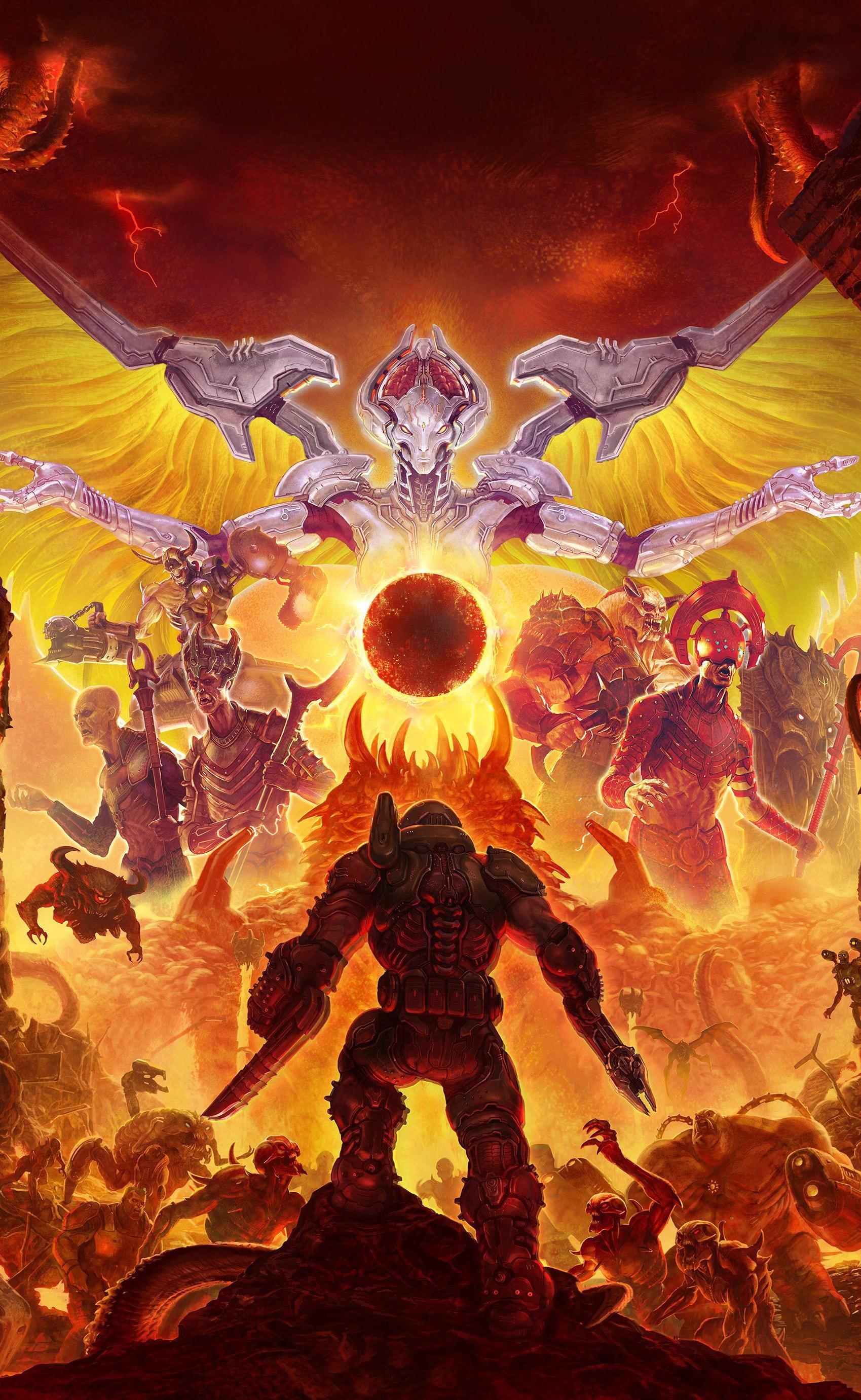 1699x2763 Doom Eternal Wallpaper Phone