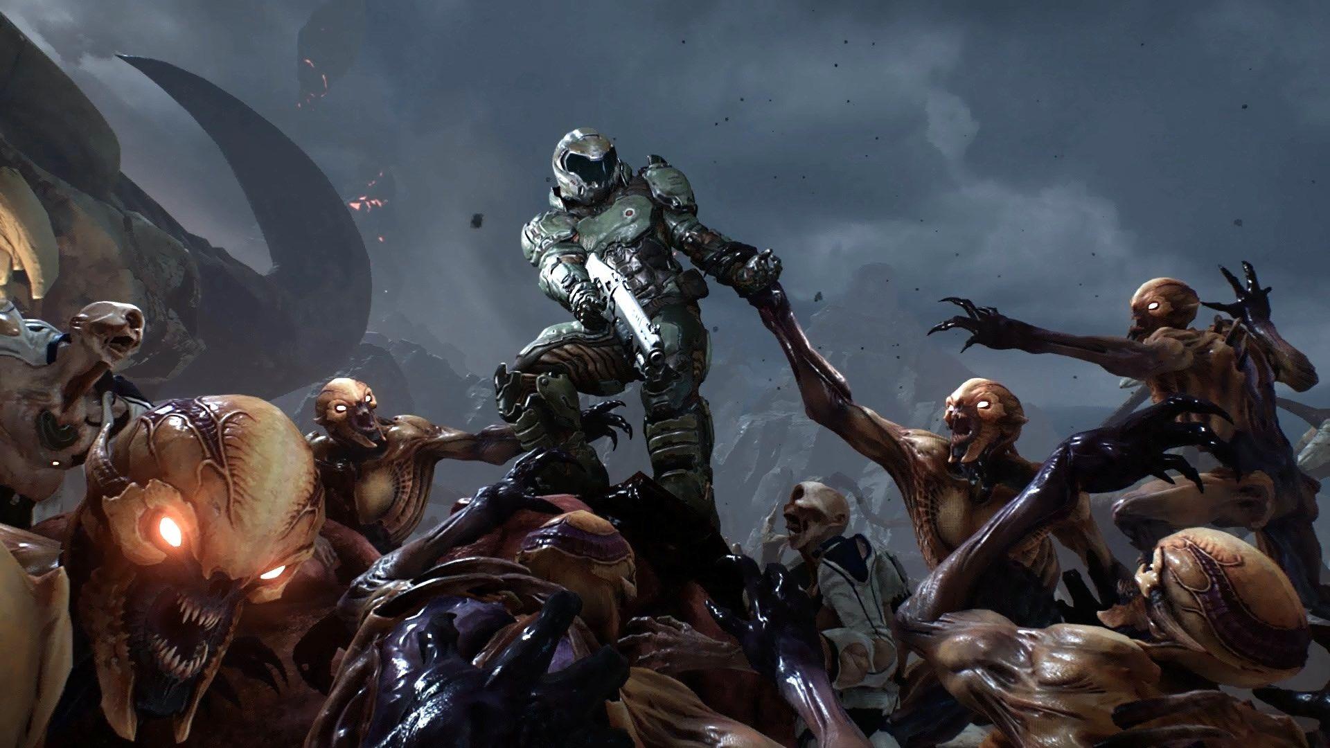 1920x1080 doom 2016 HD wallpaper, background