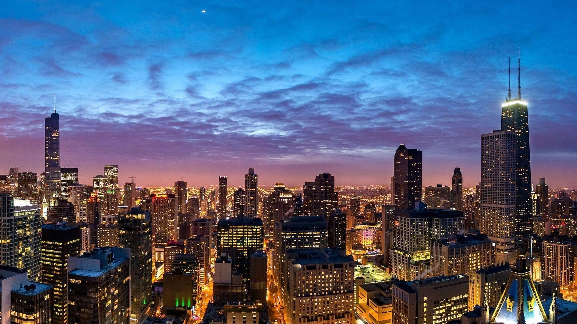 1920x1080 Chicago Downtown Wallpaper