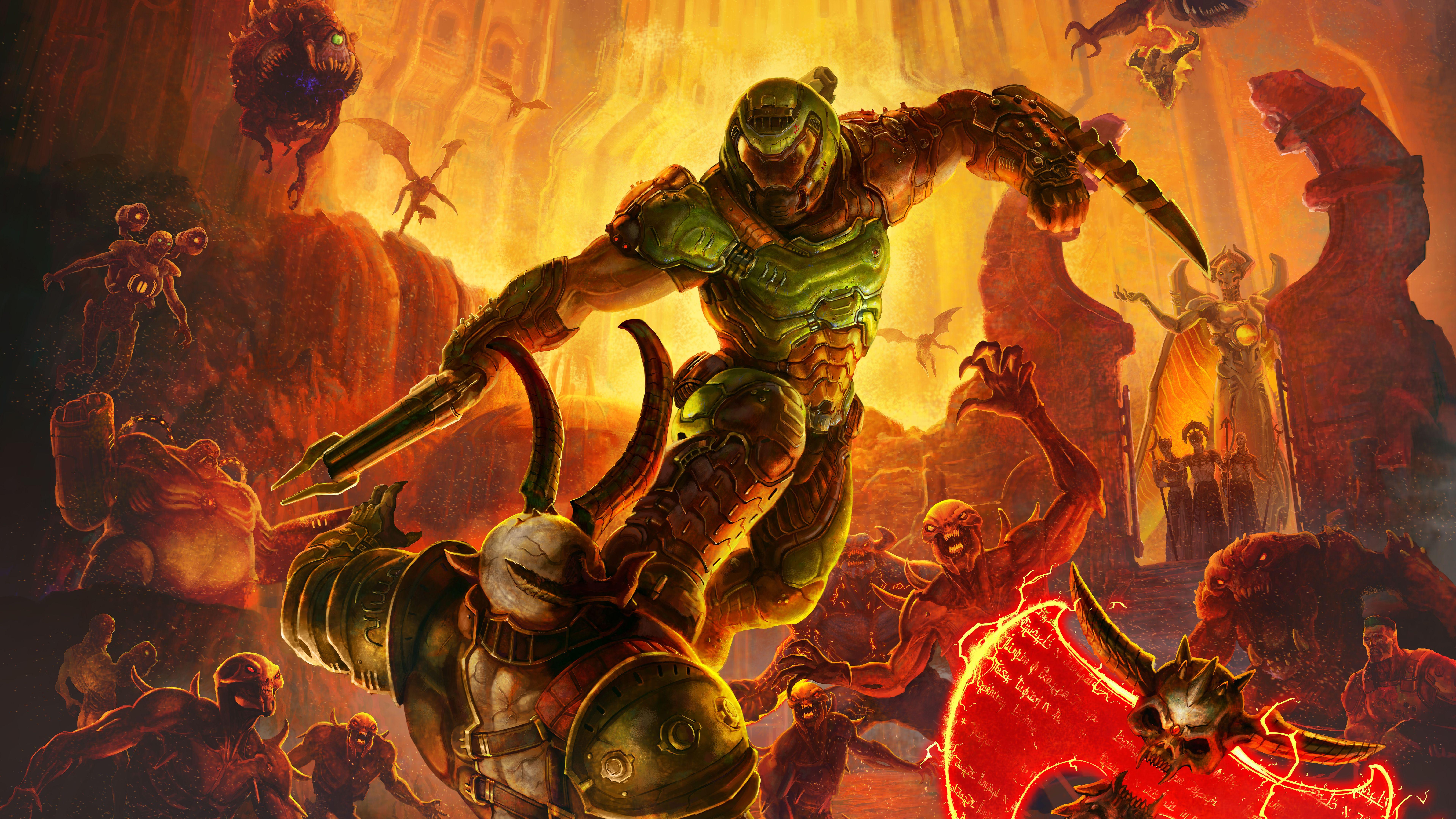 7680x4320 doom eternal HD wallpaper, background