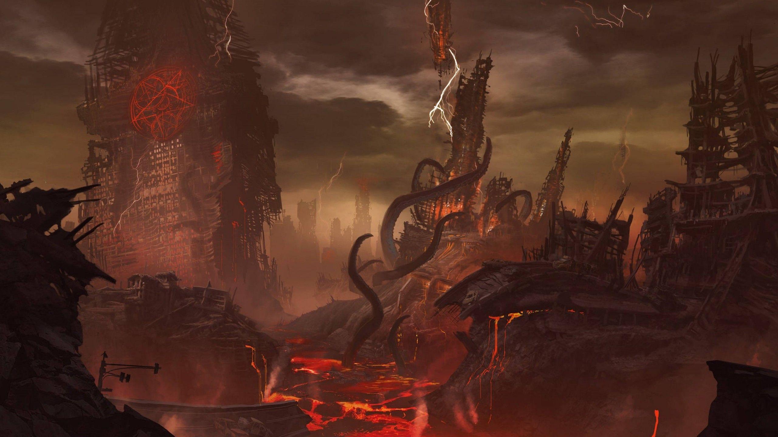 2560x1440 DOOM Eternal HD Wallpaper 49330