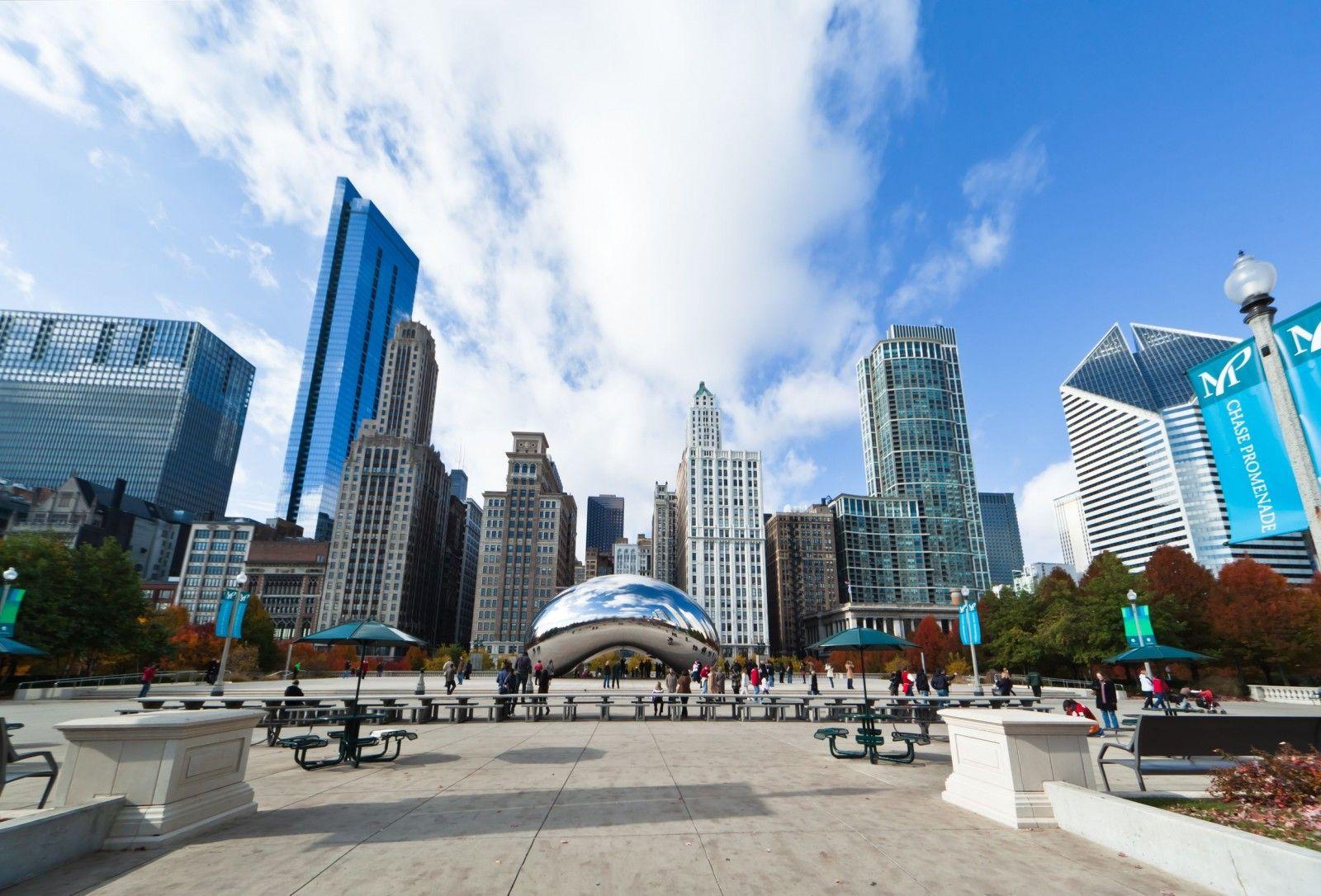 1600x1086 Best HD Downtown Chicago Wallpaper