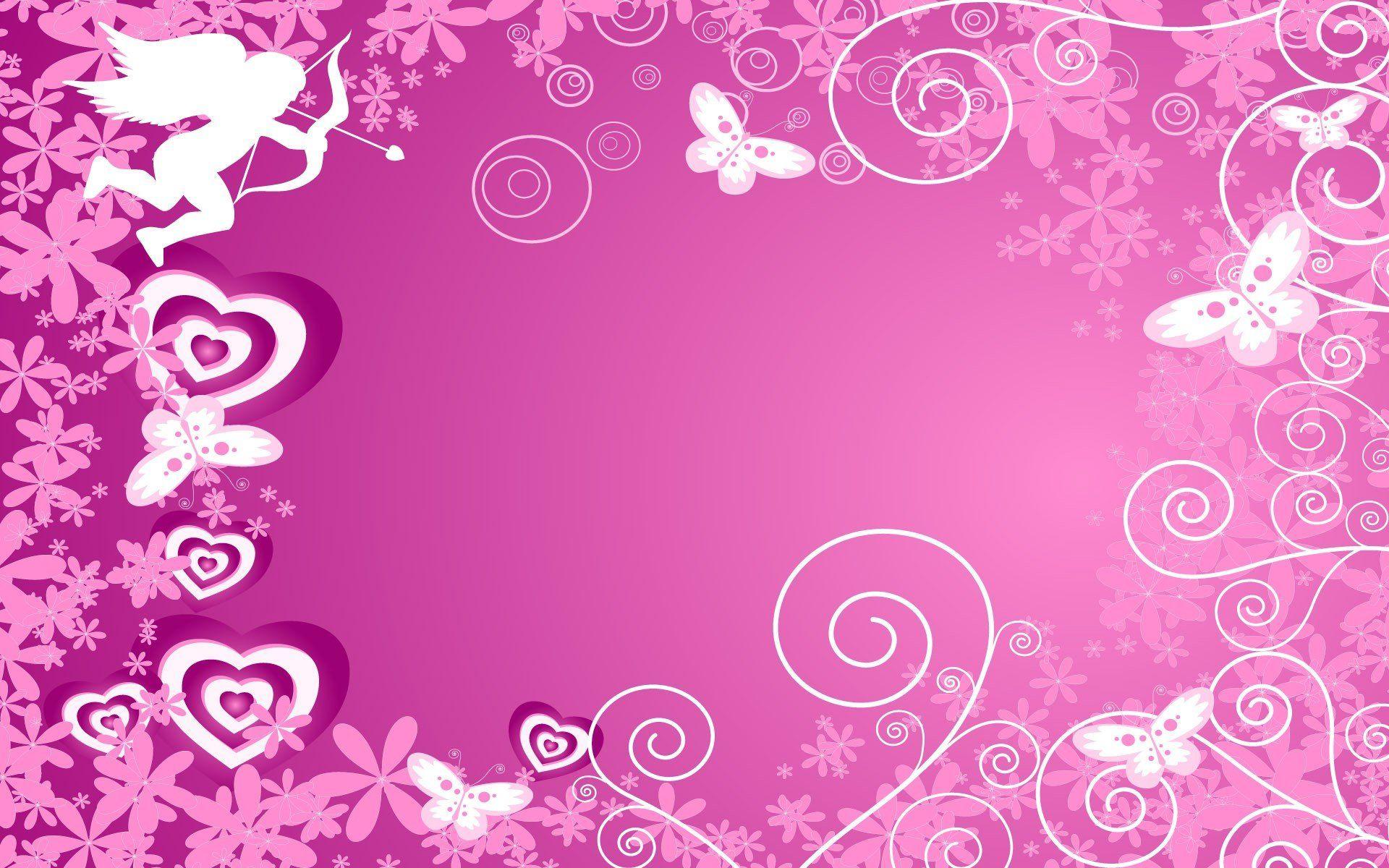 1920x1200 Pink vectors stencil artwork hearts wallpaperx1200