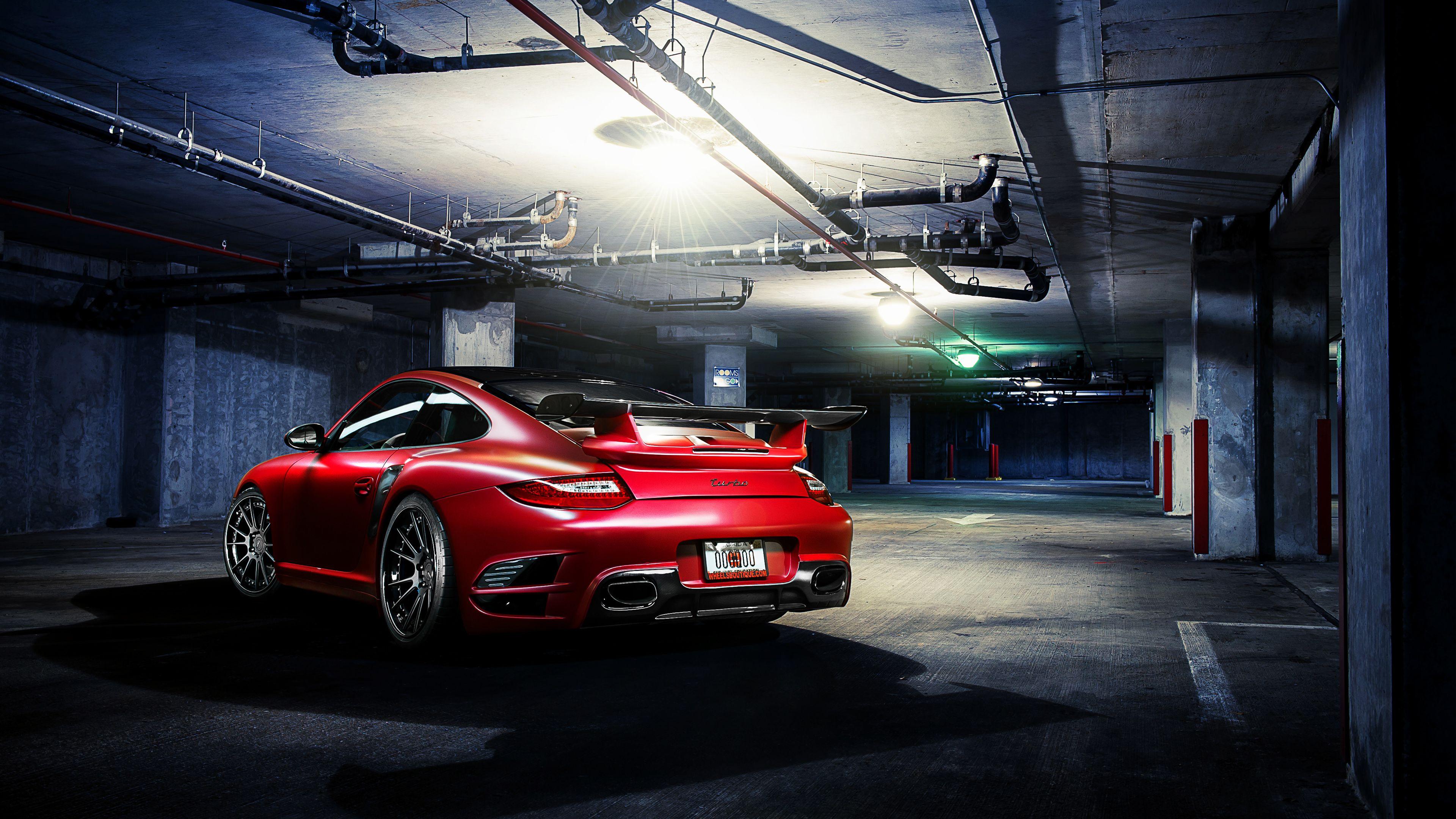 3840x2160 ADV1 Red Porsche 2 Wallpaper. HD Car Wallpaper