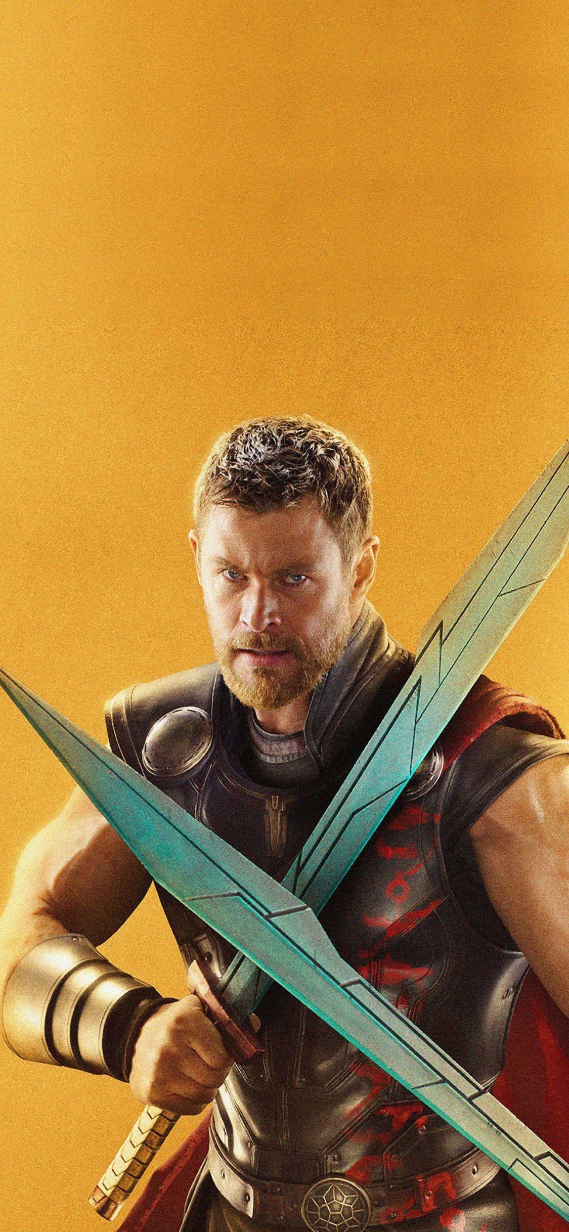 1125x2436 Download wallpaper 1125x2436 thor, chris hemsworth, marvel studio, avengers: infinity war, iphone x, 1125x2436 HD background, 14880