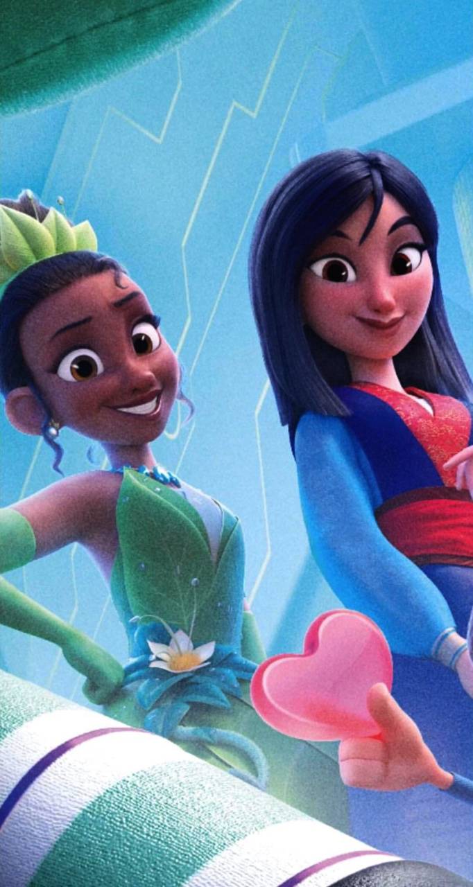 682x1280 Tiana And Mulan wallpaper