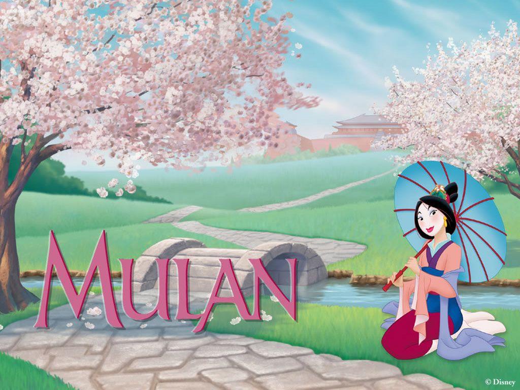 1024x768 Kids N Fun.com. Wallpaper Disney Princesses Mulan