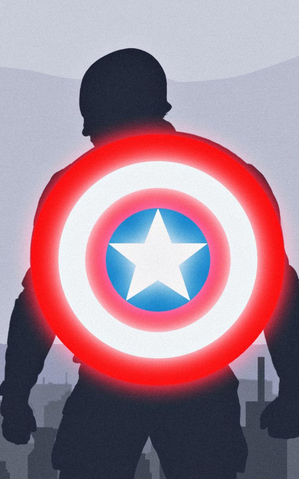 1000x1600 Captain America HD Mobile Wallpaper