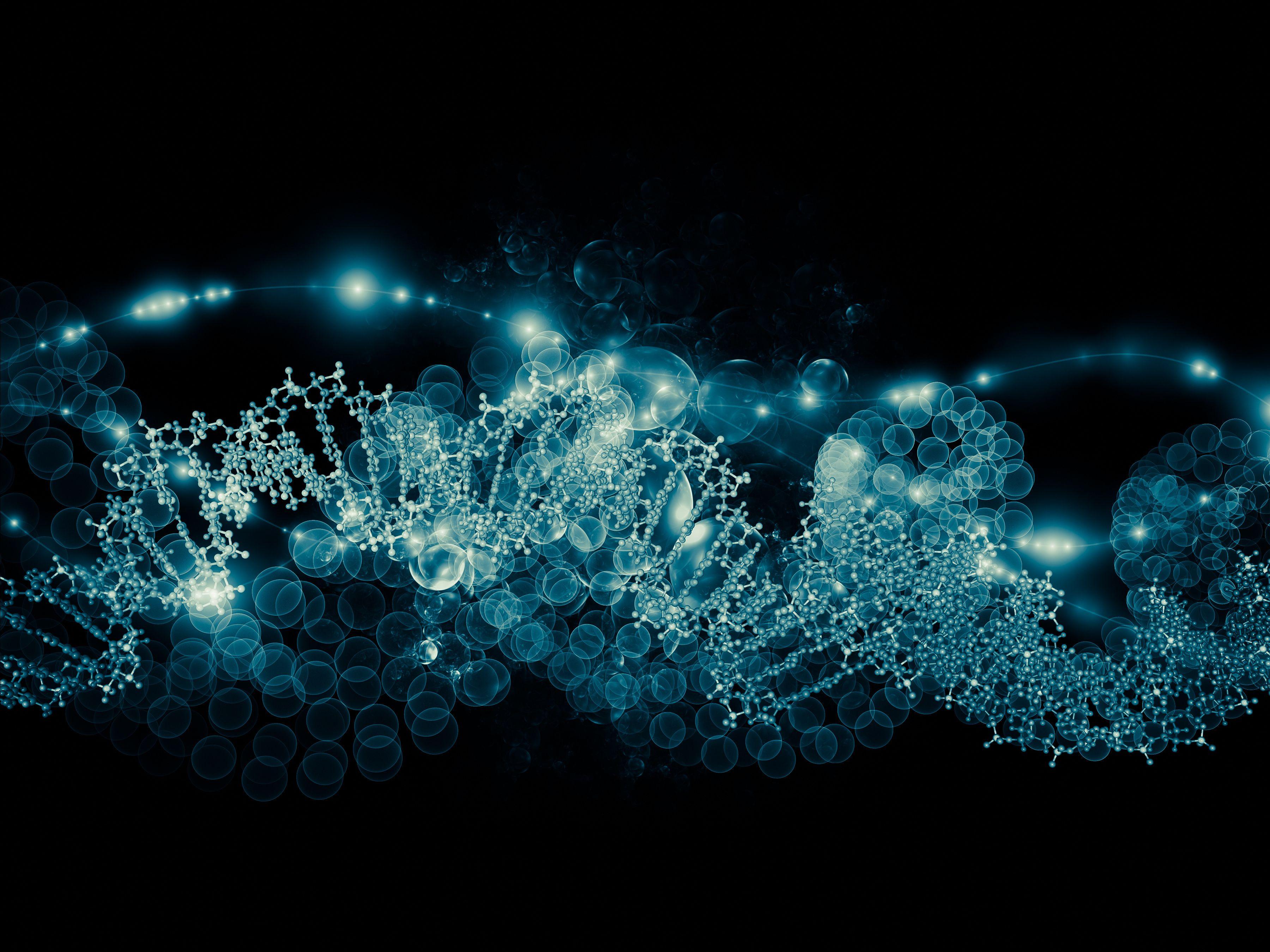 3600x2700 Blue Dna Structure Wallpaper:3600x2700