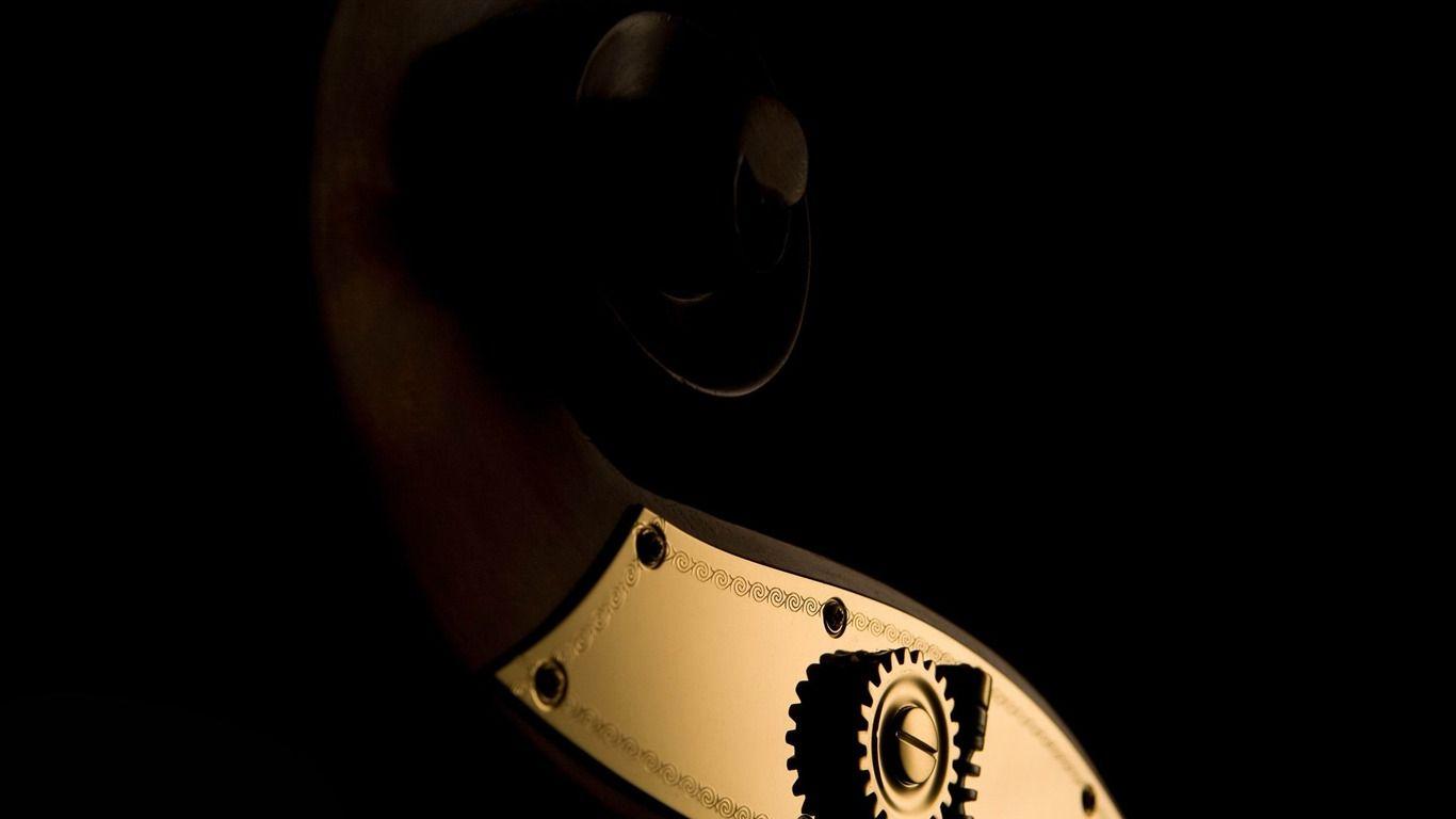 1366x768 Double Bass Machine Heads Music Theme Wallpaper