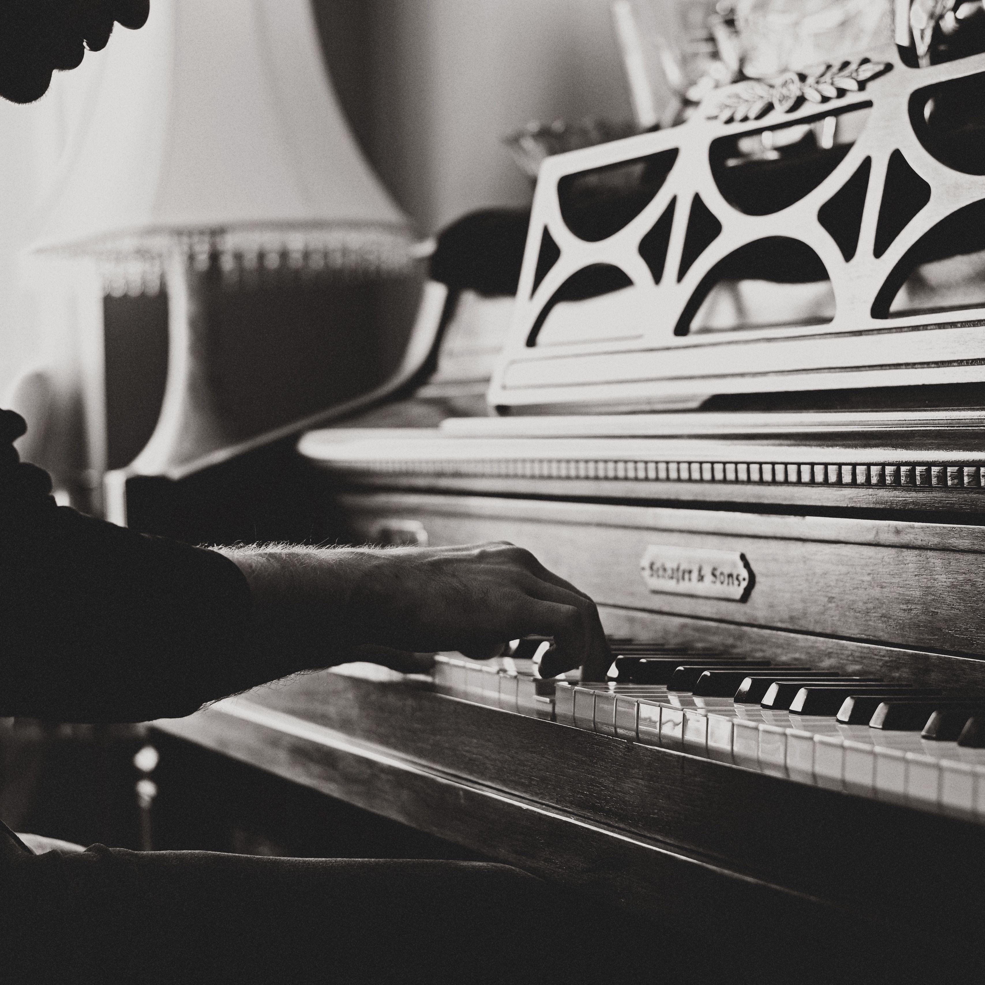 3415x3415 Vintage Piano Wallpaper, HD Vintage Piano Background
