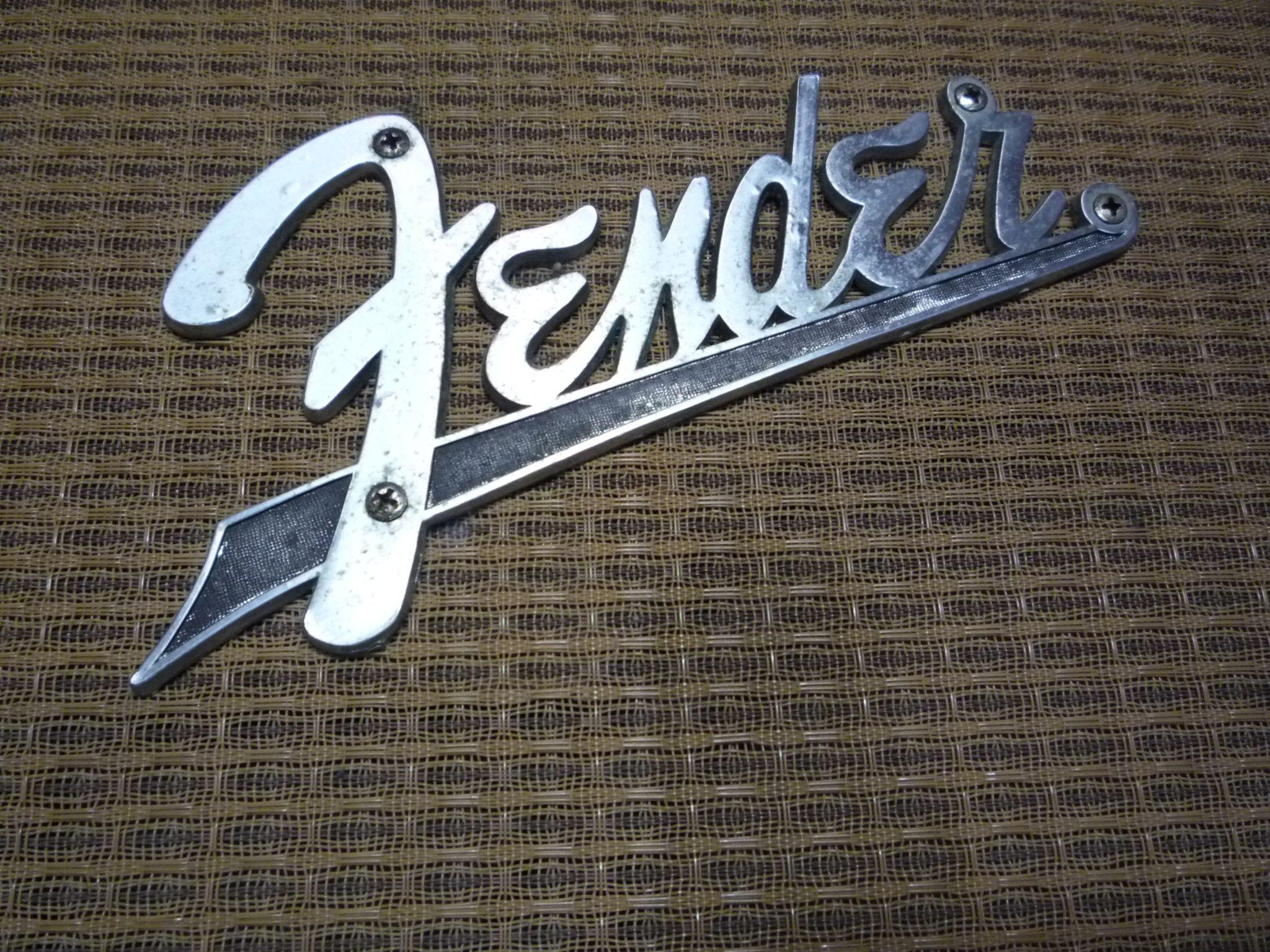 2048x1536 Fender Logo On Fender Pro Amp Brownface (1960s, Pre CBS)