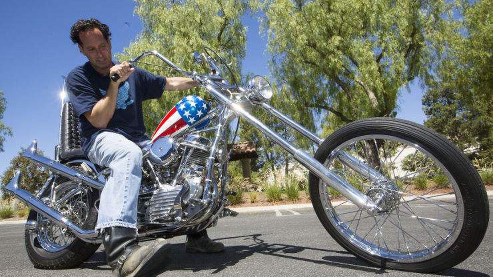 captain america riding bike