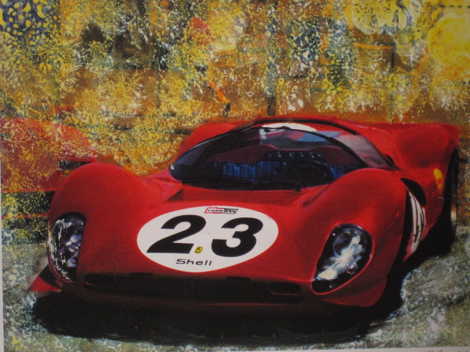 1600x1200 Artist's Favorite: 1966 1967 Ferrari 330 P3 And P4