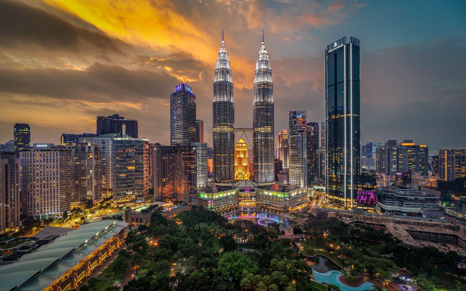 1920x1200 Tháp đôi Petronas Kuala Lumpur Malaysia Hình nền 4k Ultra HD cho máy tính và máy tính xách tay có độ phân giải cao 3840x2400