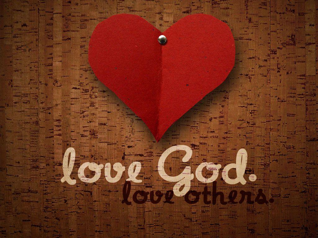 1024x768 God Is Love Wallpaper