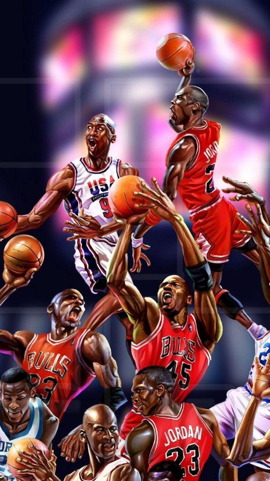 1080x1920 Cartoon Nba Background. Nba background, Nba wallpaper, Basketball background