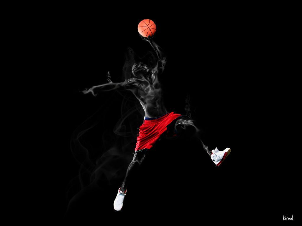 1024x768 Cartoon Art Basketball Wallpaper