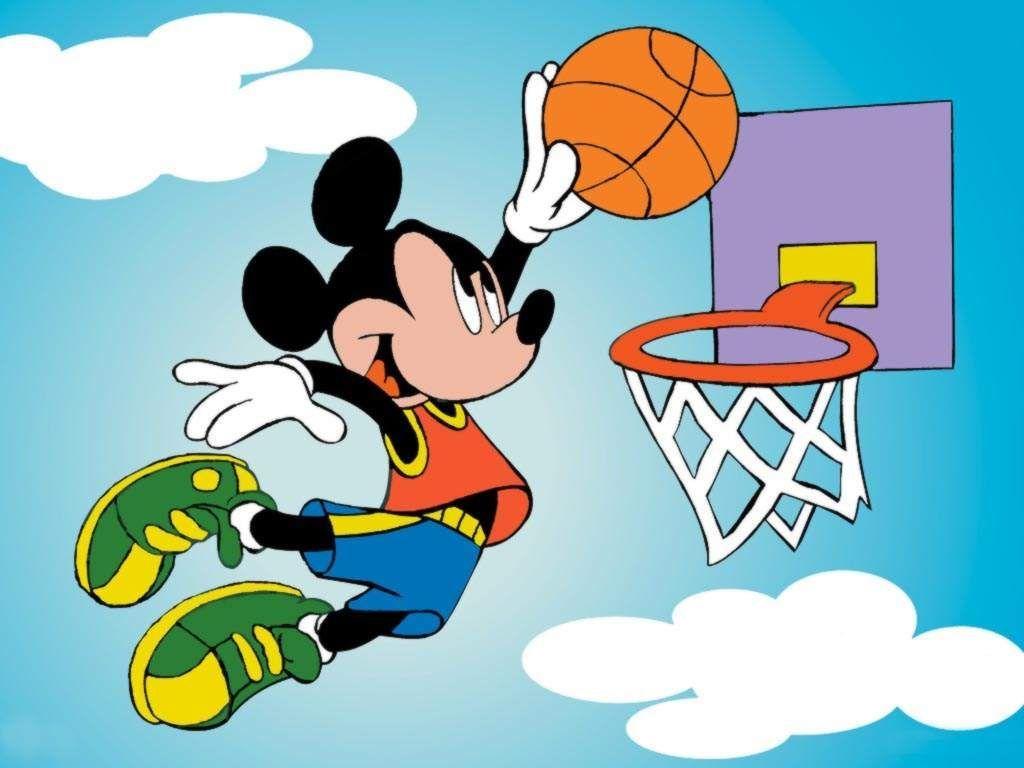1024x768 Sports Cartoon Wallpaper