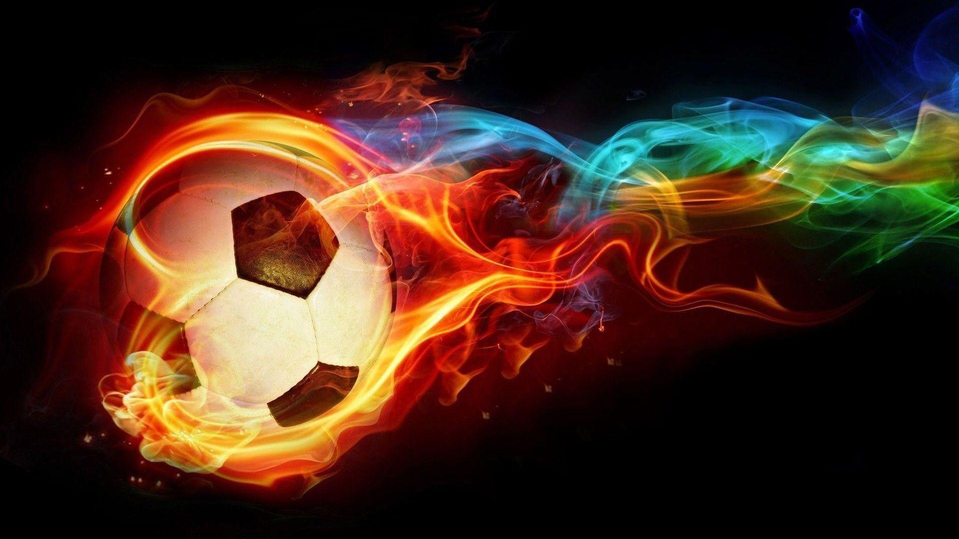 Football On Fire Wallpapers - Top Free Football On Fire Backgrounds