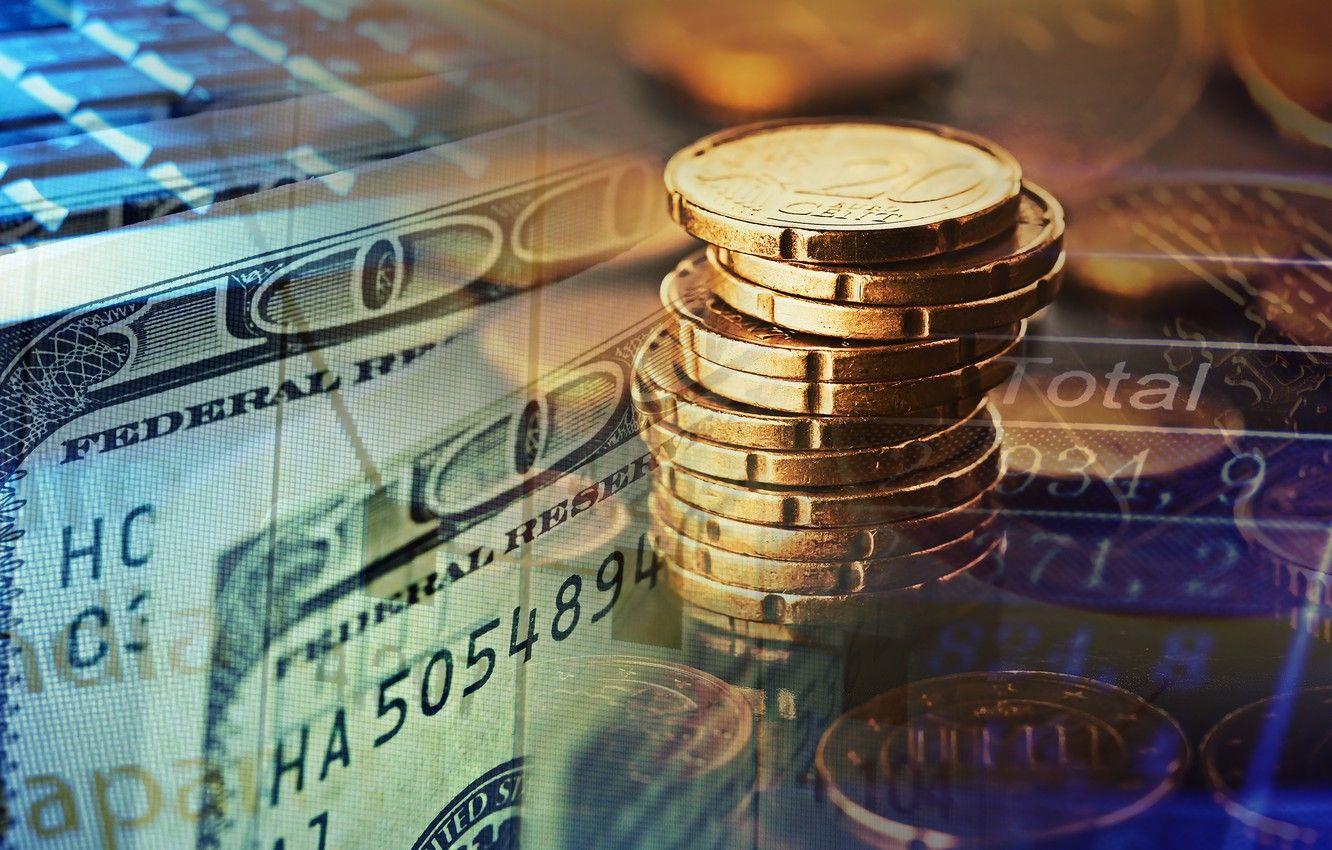 1332x850 Wallpaper metal, money, dollar, coins, value image for desktop, section макро