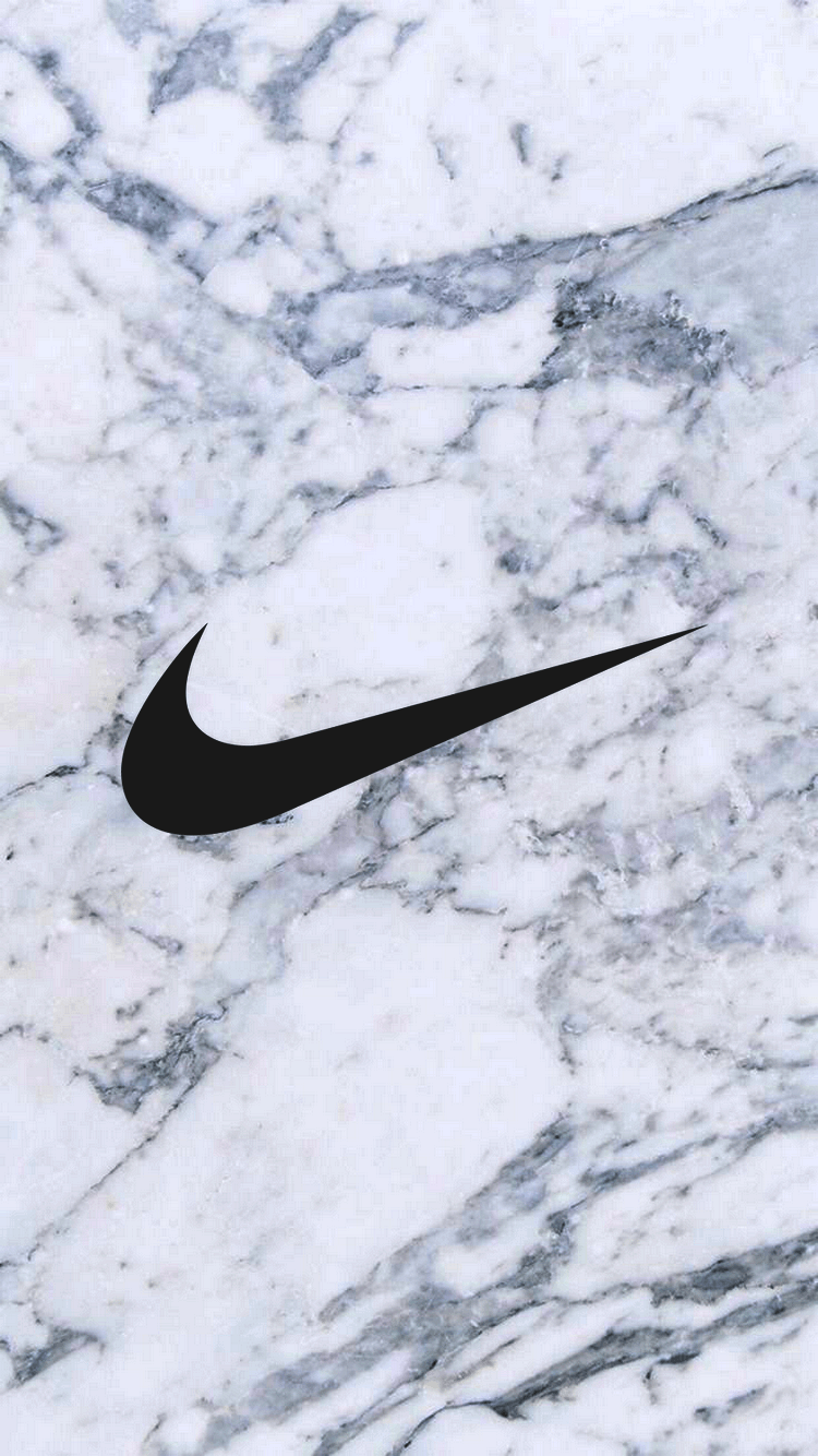 750x1334 Nike Marble Desktop Wallpaper