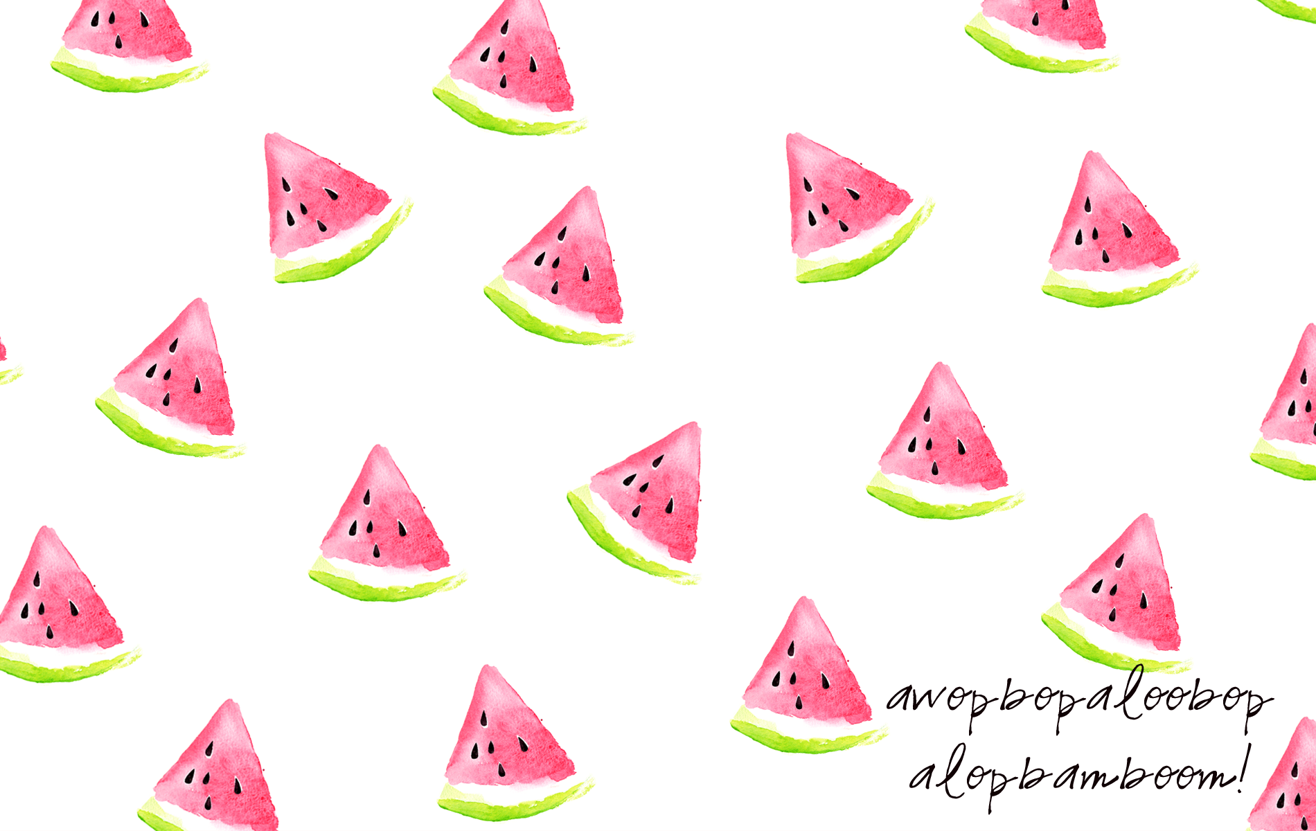 1900x1200 HD Watermelon Background