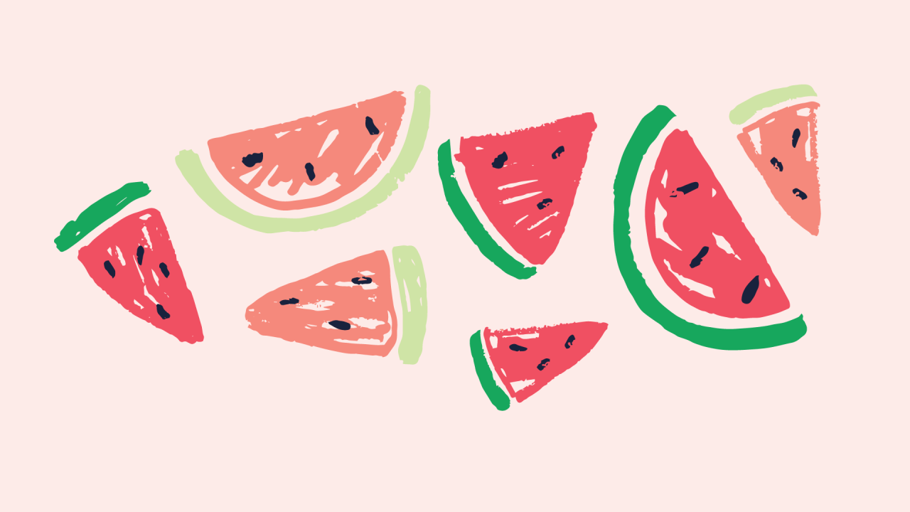 1280x720 Watermelon Computer Wallpaper