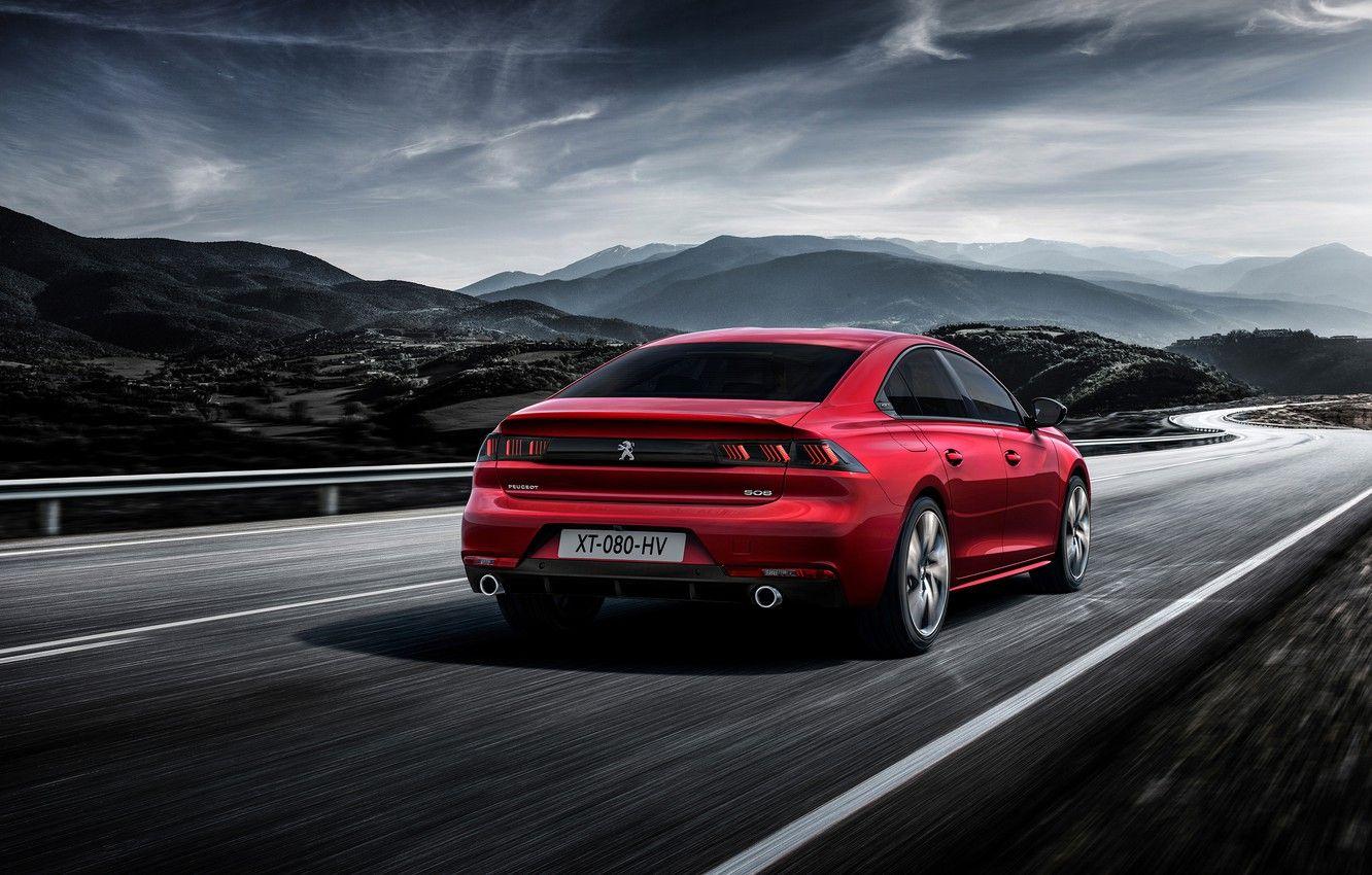 1332x850 Wallpaper Peugeot, sedan, rear view, 508 GT image for desktop, section peugeot