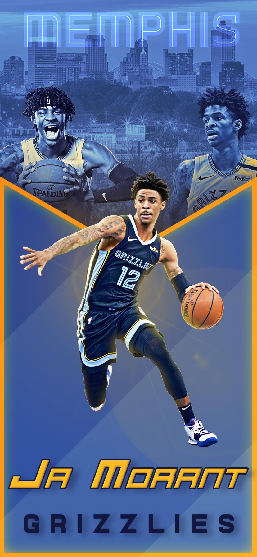 828x1792 Ja Morant Wallpaper