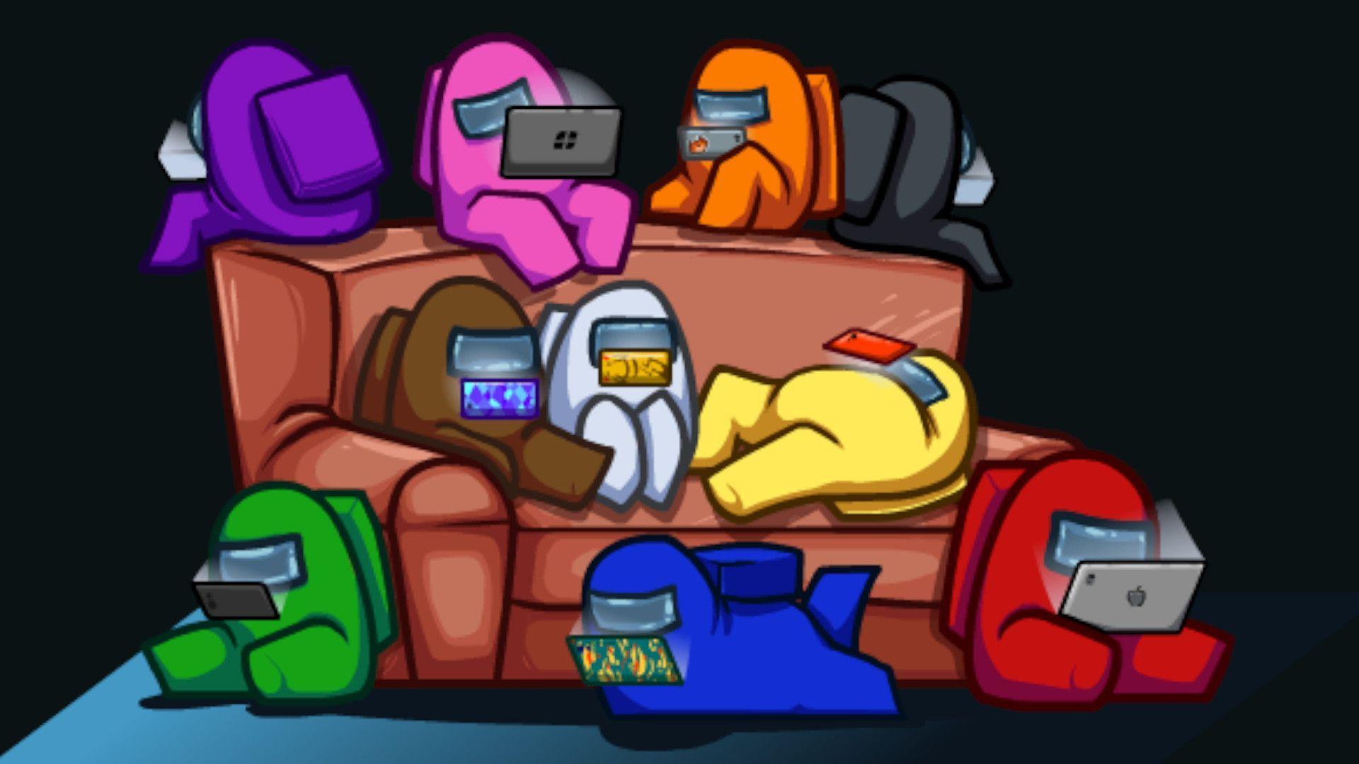 1920x1080 Among Us Impostor Fan Art Wallpaper