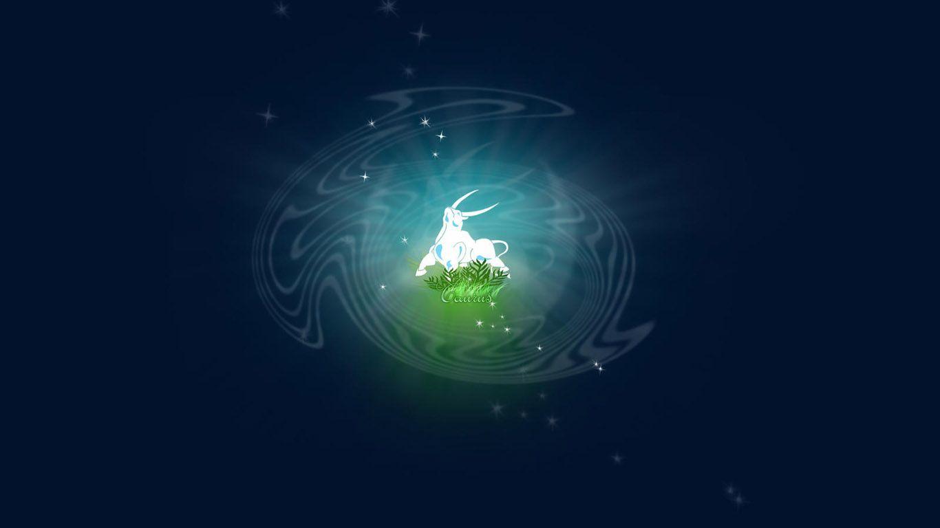 1366x768 Taurus Sign Wallpaper