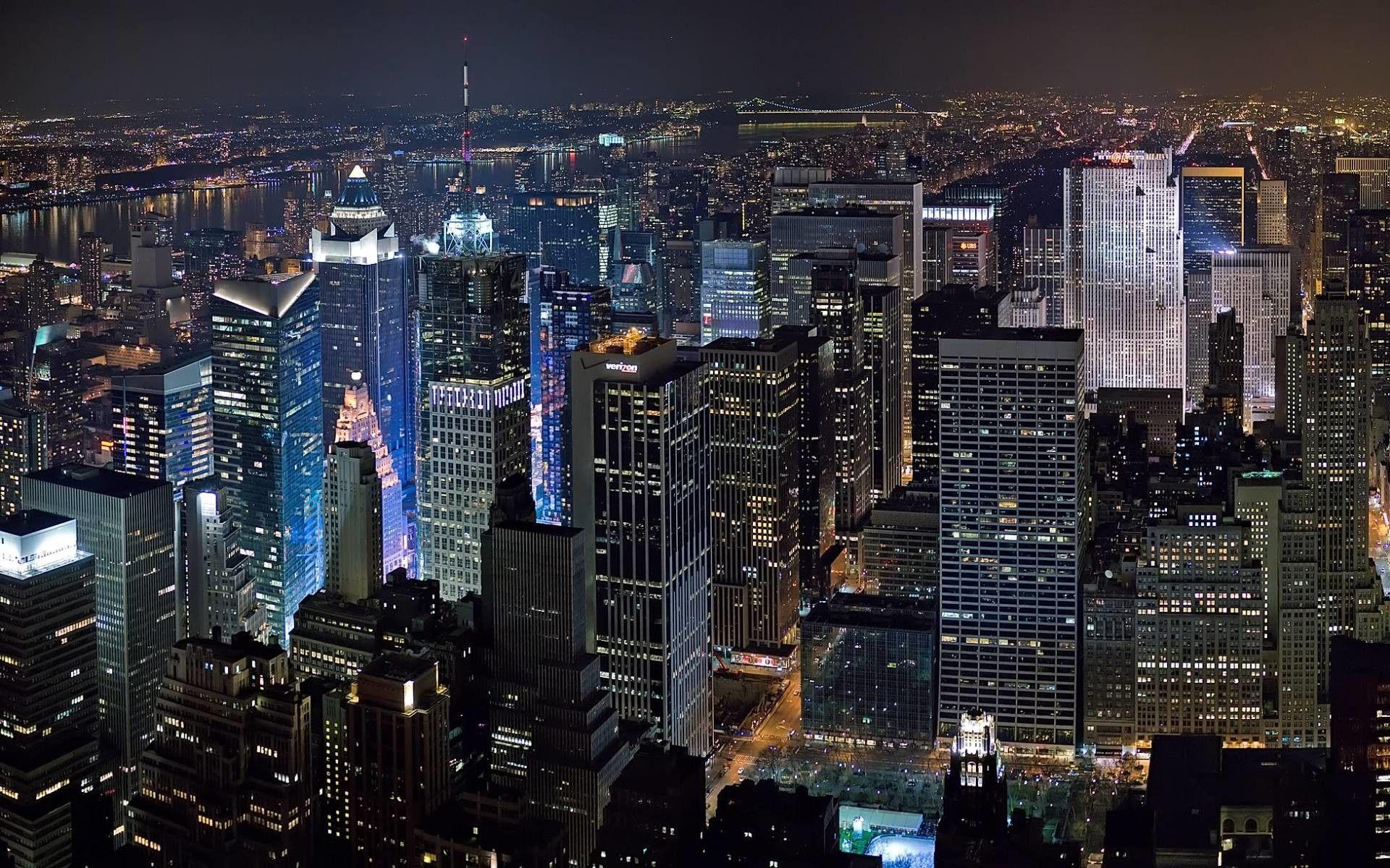 1920x1200 City Night Wallpaper background picture