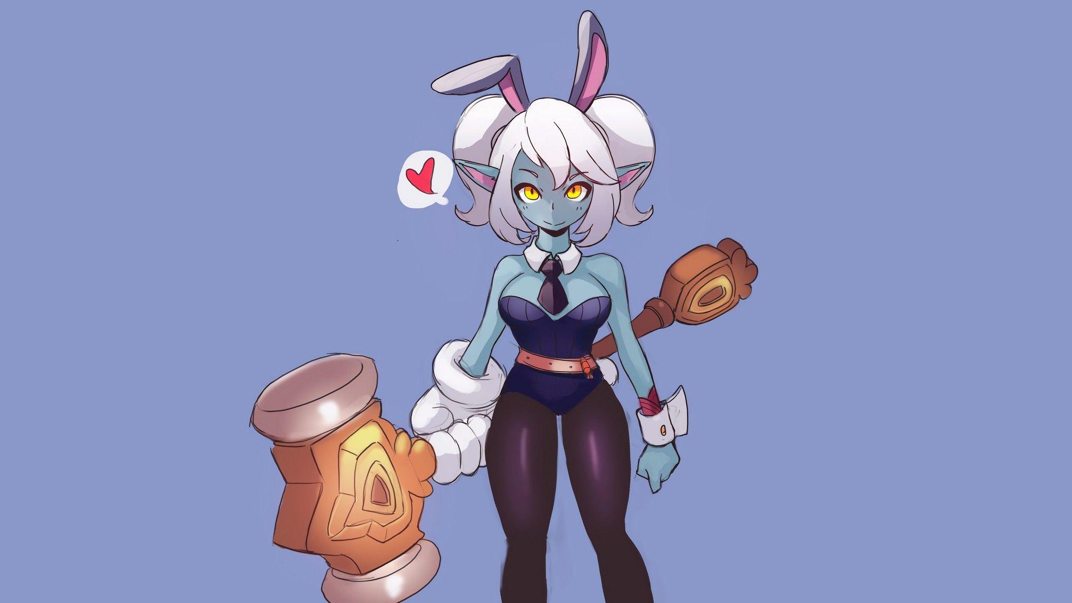 2098x1180 Battle Bunny Poppy. Wallpaper & Fan Arts. League Of Legends