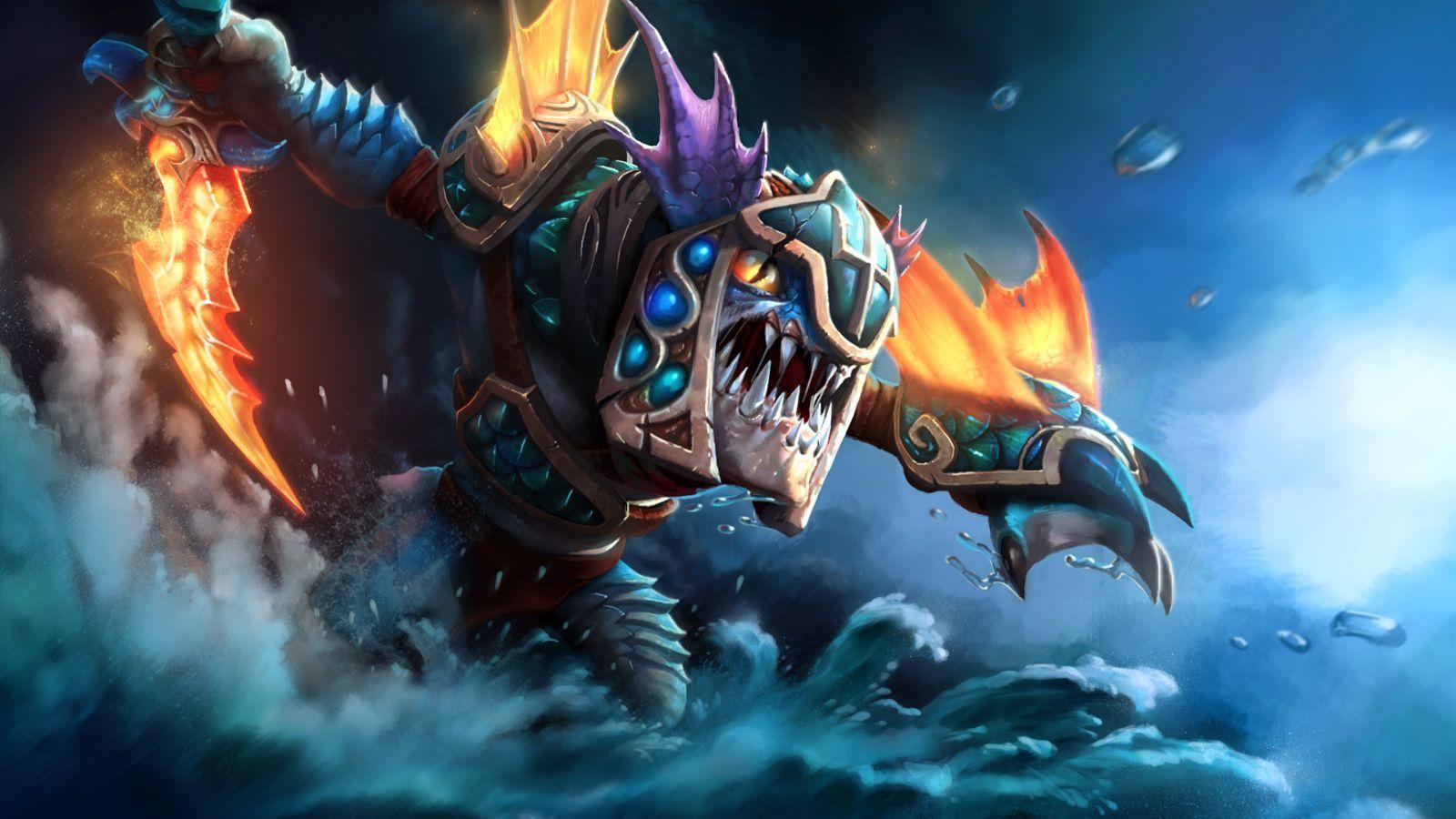 1600x900 Slark Dota 2 Wallpaper