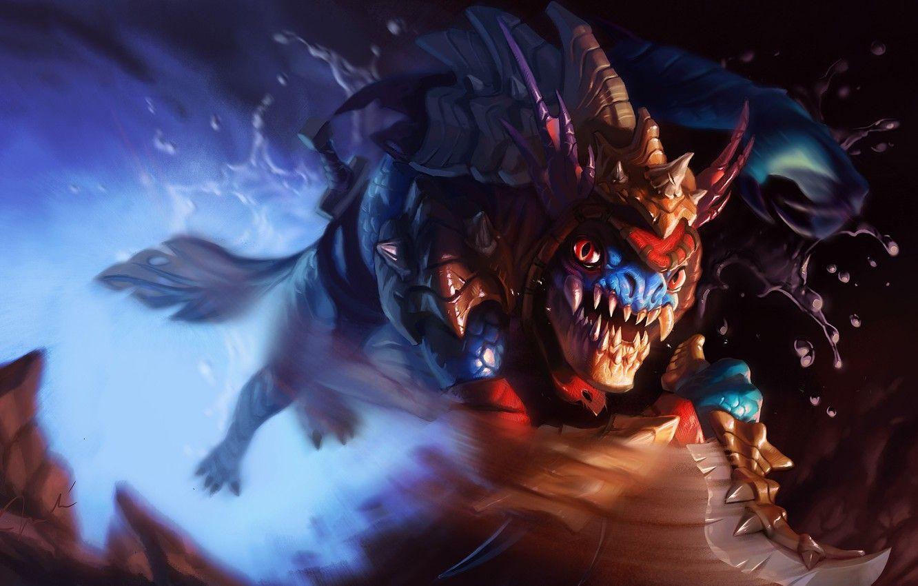 1332x850 Wallpaper Valve, Dota Slark, Shadow Dance, Pounce, Essence Shift, Dark Pact image for desktop, section игры