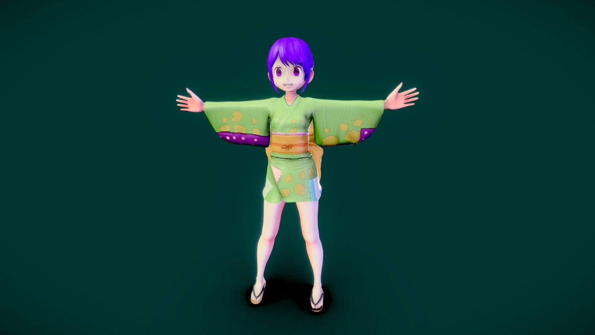 1920x1080 Otama Piece model by Asha Basha [500643c]