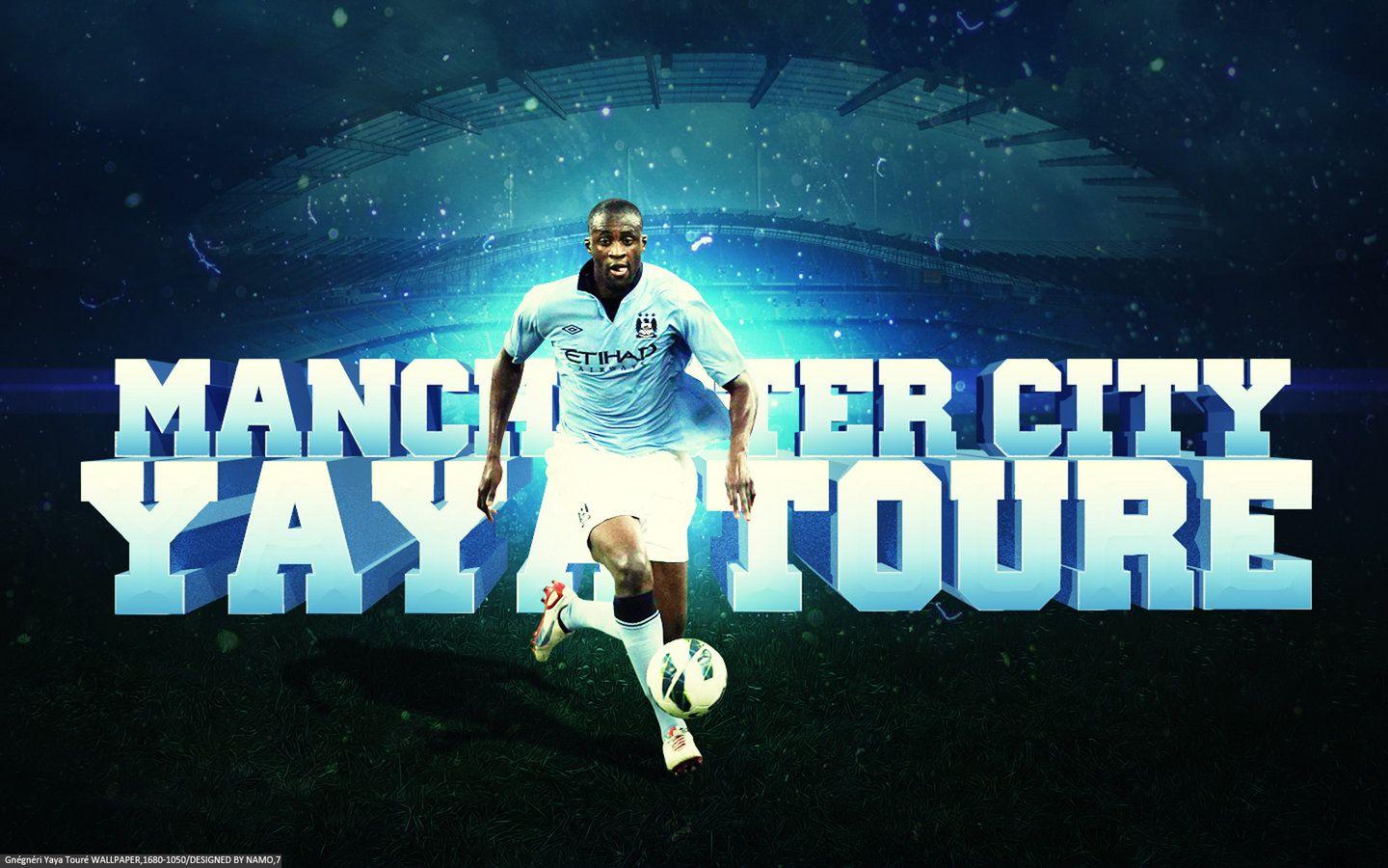 1440x900 Manchester City FC Wallpaper: Yaya Toure Manchester City Wallpaper