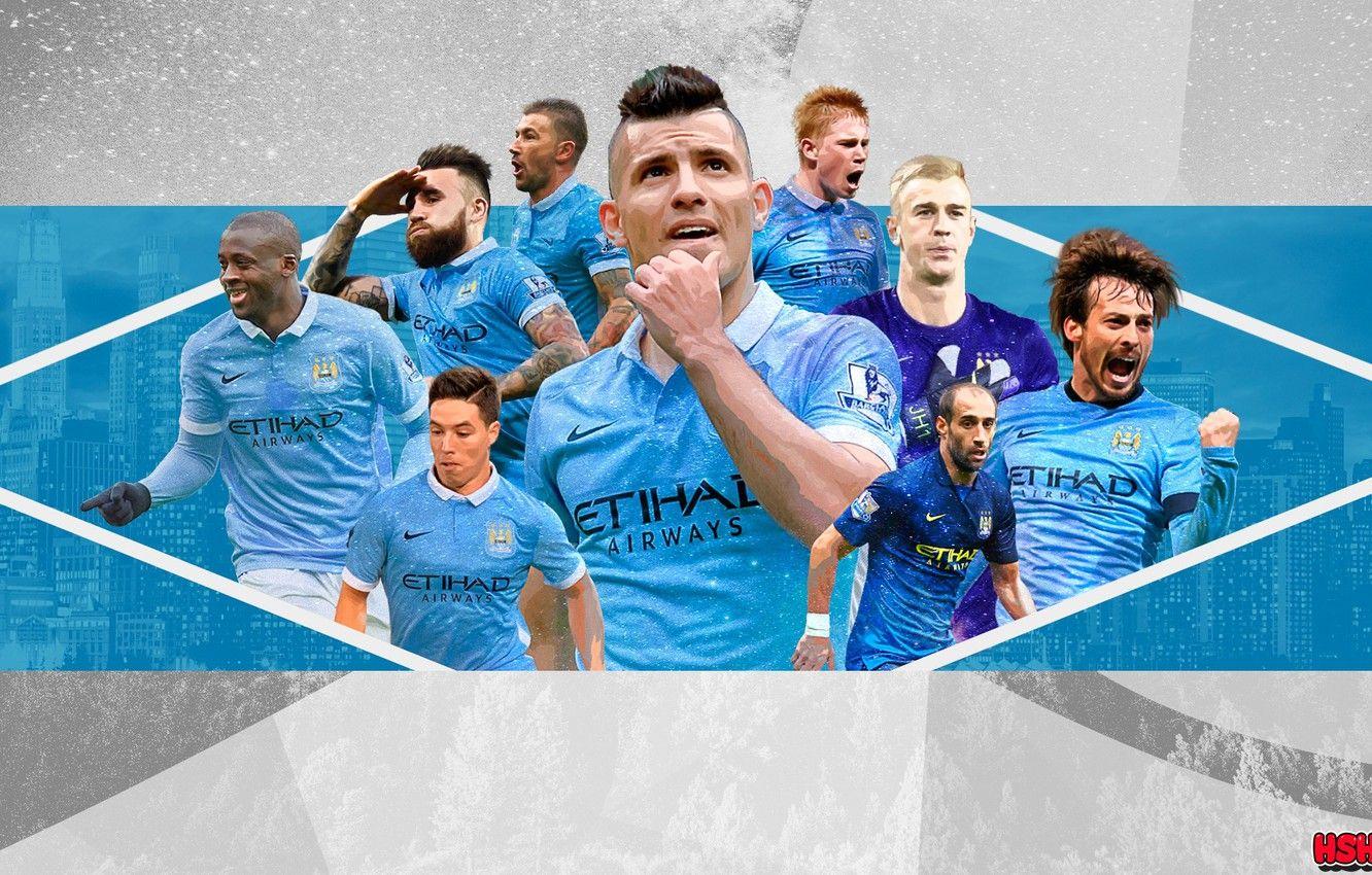 1332x850 Wallpaper Manchester City, Silva, Manchester City, Aguero, Hart, Otamendi, Yaya Toure, Can happen, Nasri, De Bruyne, Zabaleta image for desktop, section спорт