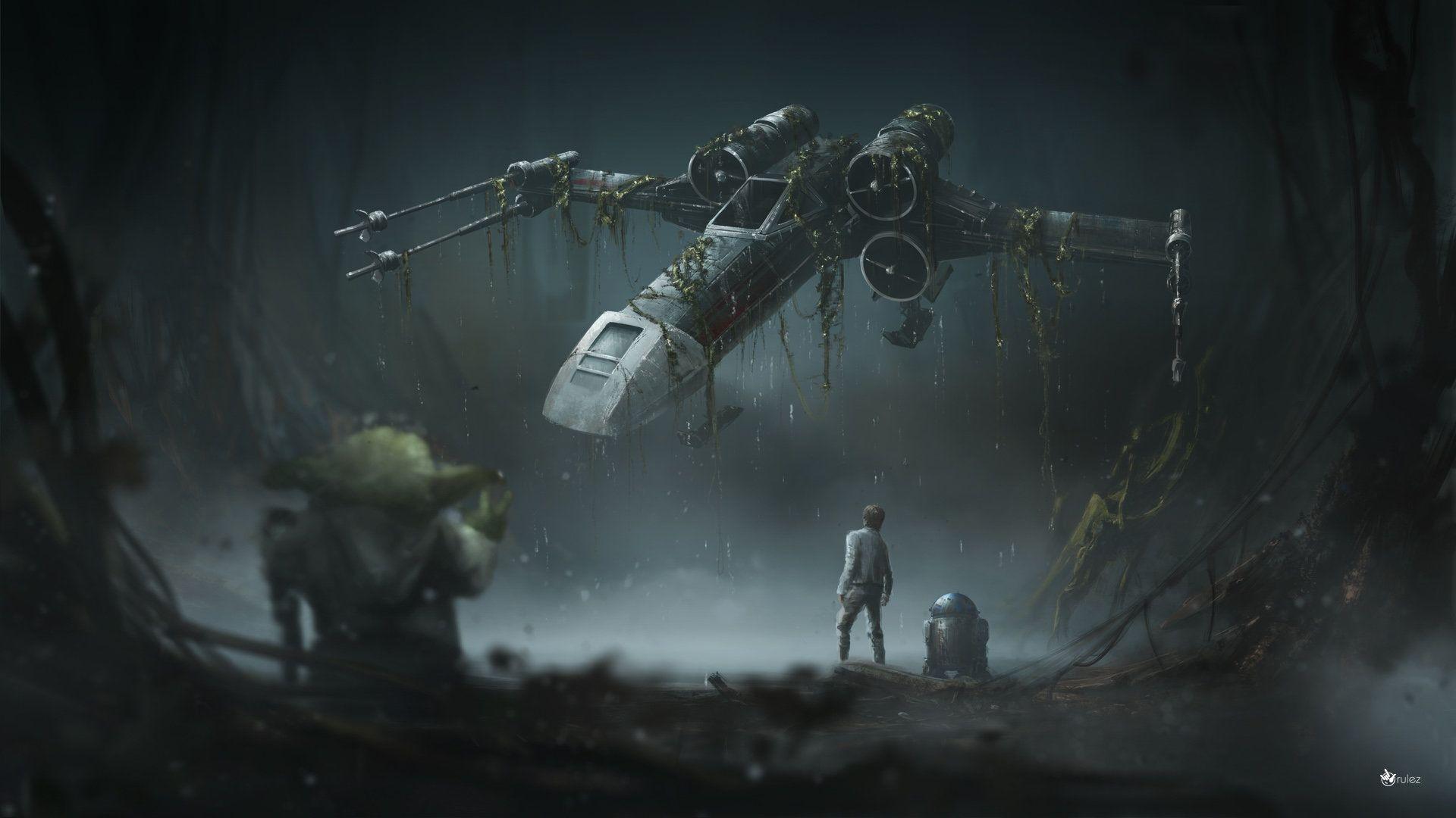1920x1080 For my ally is the Force by Dmitriy Kuzin. Star wars wallpaper, Star wars background, Yoda wallpaper