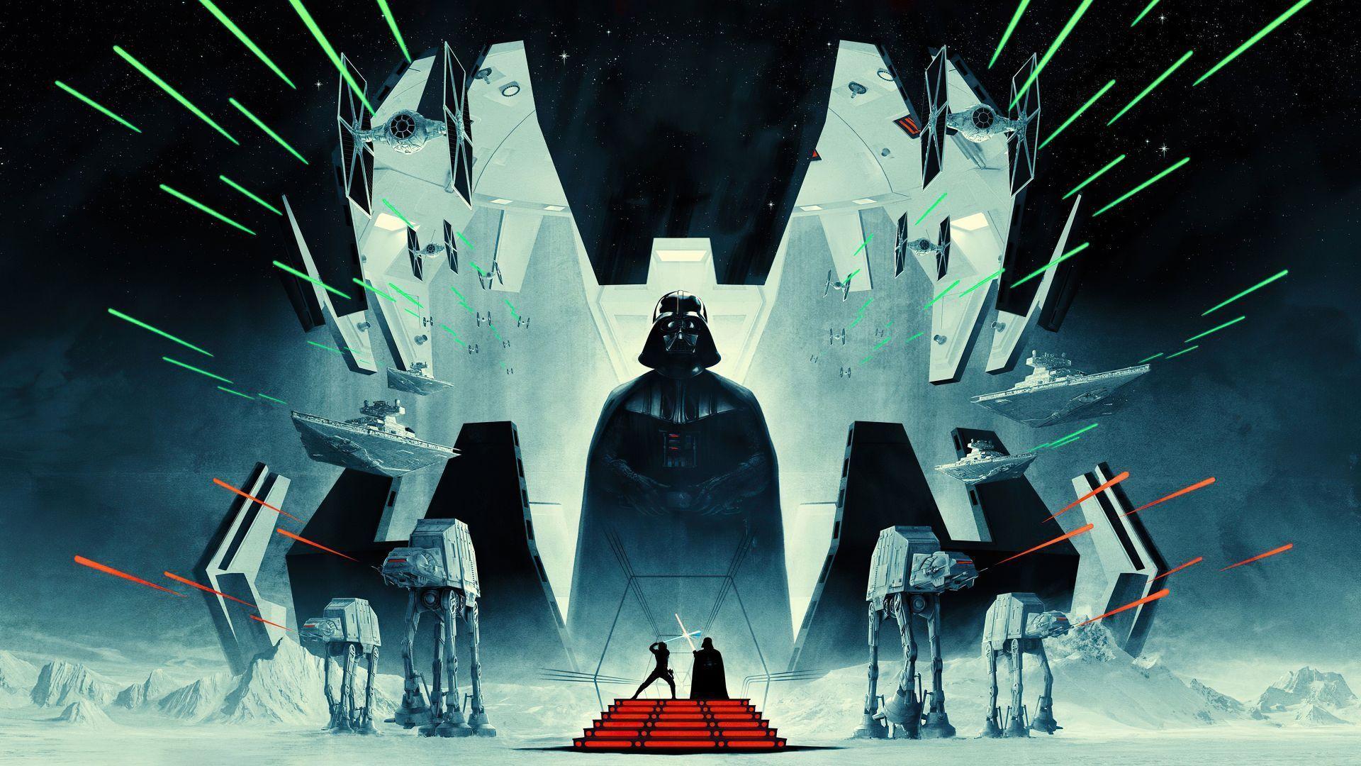 1920x1080 Desktop wallpaper star wars: the empire strikes back, movie art, HD image, picture, background, eddd03. HD nature wallpaper, Star wars background, Empire strike